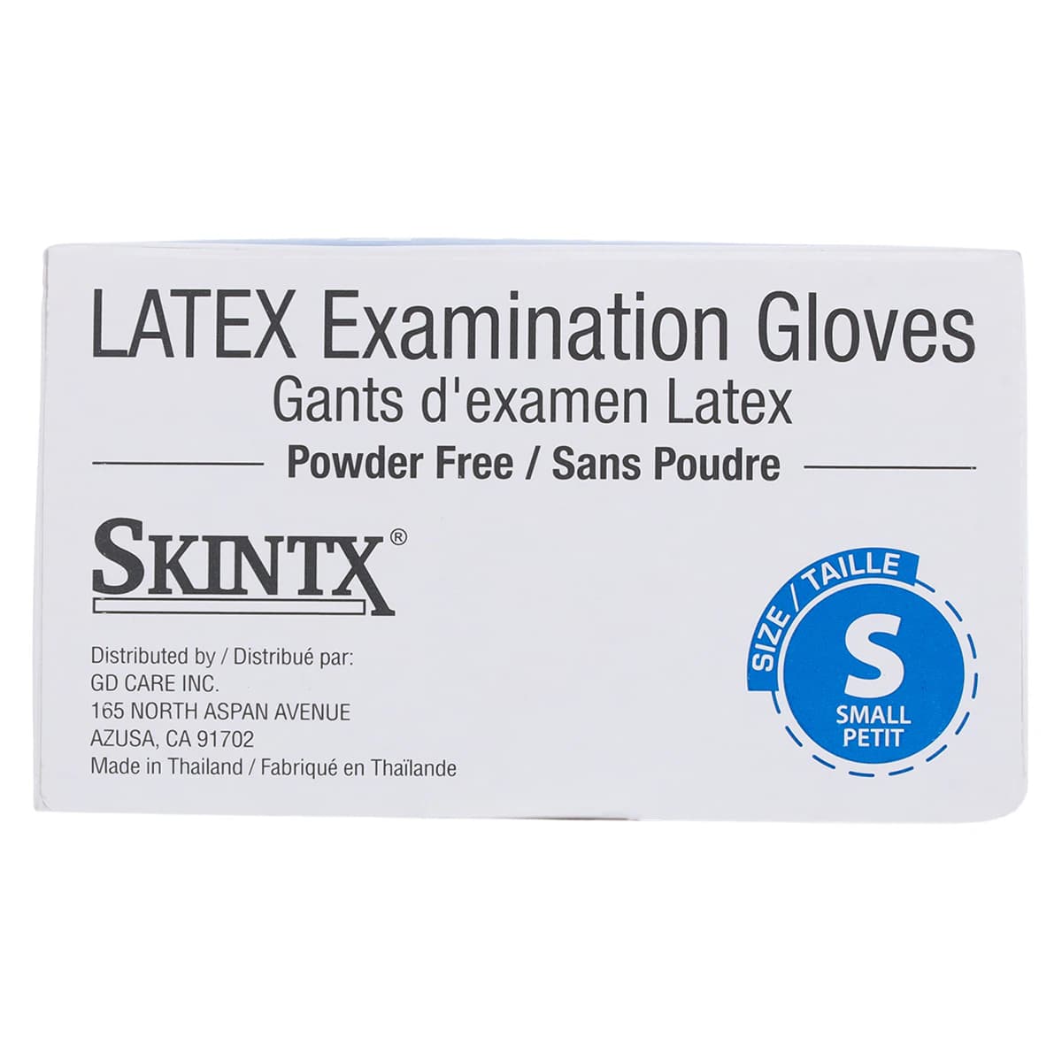 TG Medical SkinTX Latex Exam Gloves, Powder Free, Textured, Small, White, Non-Sterile thumbnail 6
