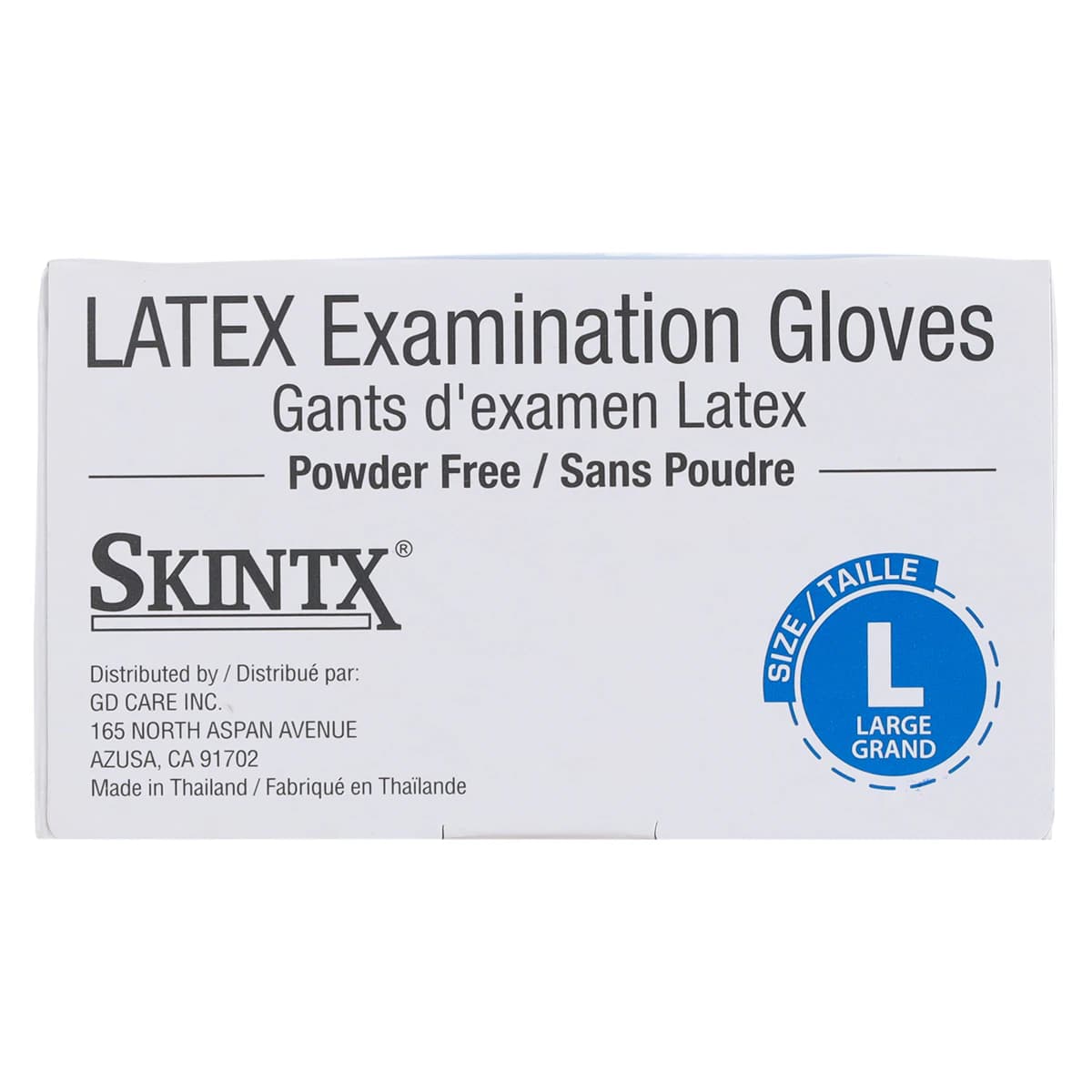 TG Medical SkinTX Latex Examination Gloves, Powder Free, Textured, Large, White, Non-Sterile thumbnail 6