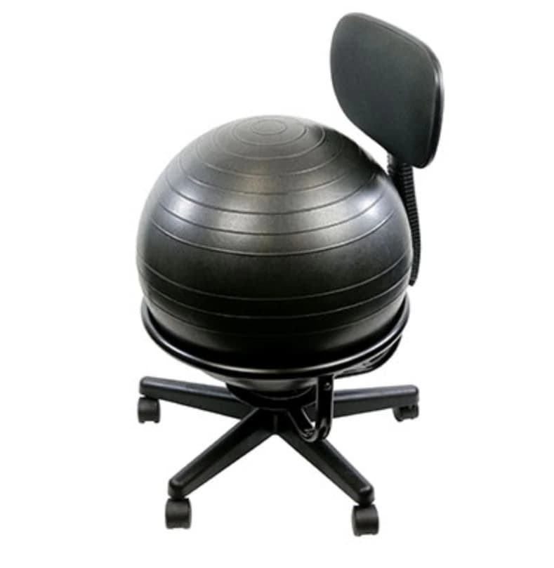 CanDo Stabilizer Ball Chair, 5 cm, Black - Chair Stabilizer Ball 5cm Mbl - Image 1
