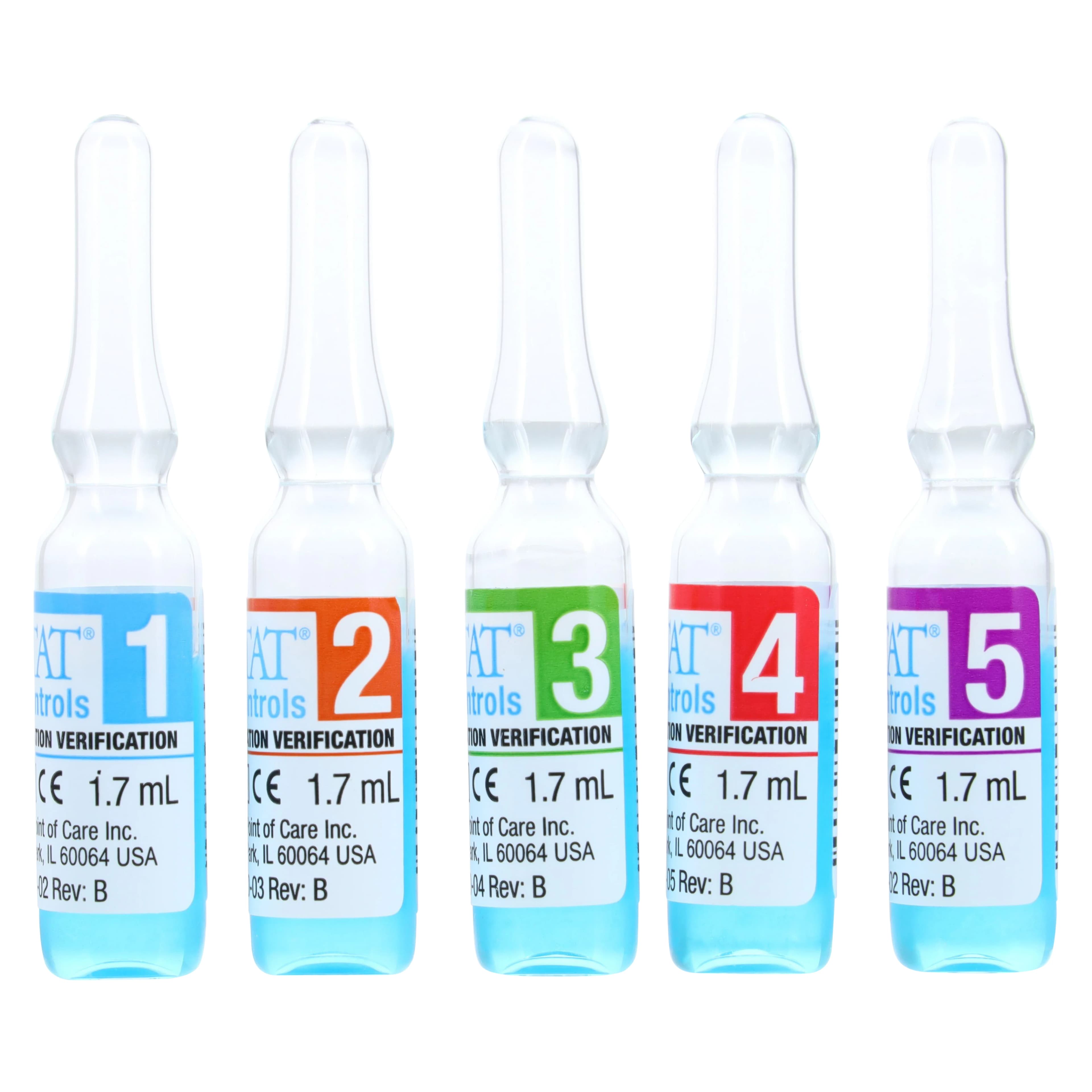Abbott i-STAT TriControl Levels 1-5 Control Set, 1.7 mL, 20/Box thumbnail 3