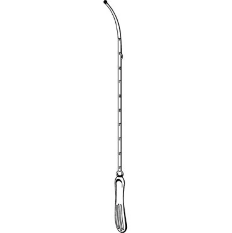 Sims Uterine Sound, 12.5" (12-1/2"), Silver Plated, Each - Simpson Sound Uterine 12.5" - Image 1
