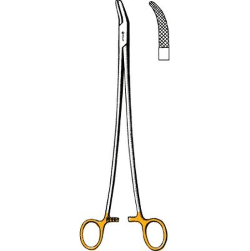Sklar Instruments Heaney Needle Holder, Serrated Jaw, 10", Tungsten Carbide, Curved, 01KT0J07FCYRXSWPM3Z2RESH7K - Heaney Holder Needle TC Curv - Image 1