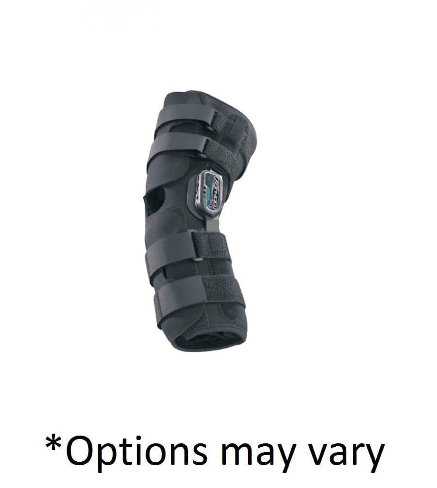 DJO Playmaker Wraparound Knee Brace, Neoprene, X-Small, 13-15.5" - Brace Knee IROM Playmaker Neo - Image 1