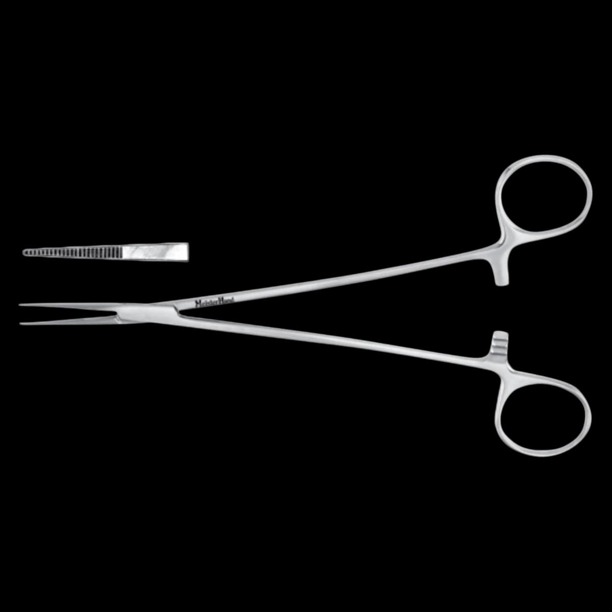 Miltex Meister-Hand Adson Hemostatic Forceps, Straight, 7-1/4" Stainless Steel - MH Adson Forceps Hemo Straight - Image 1