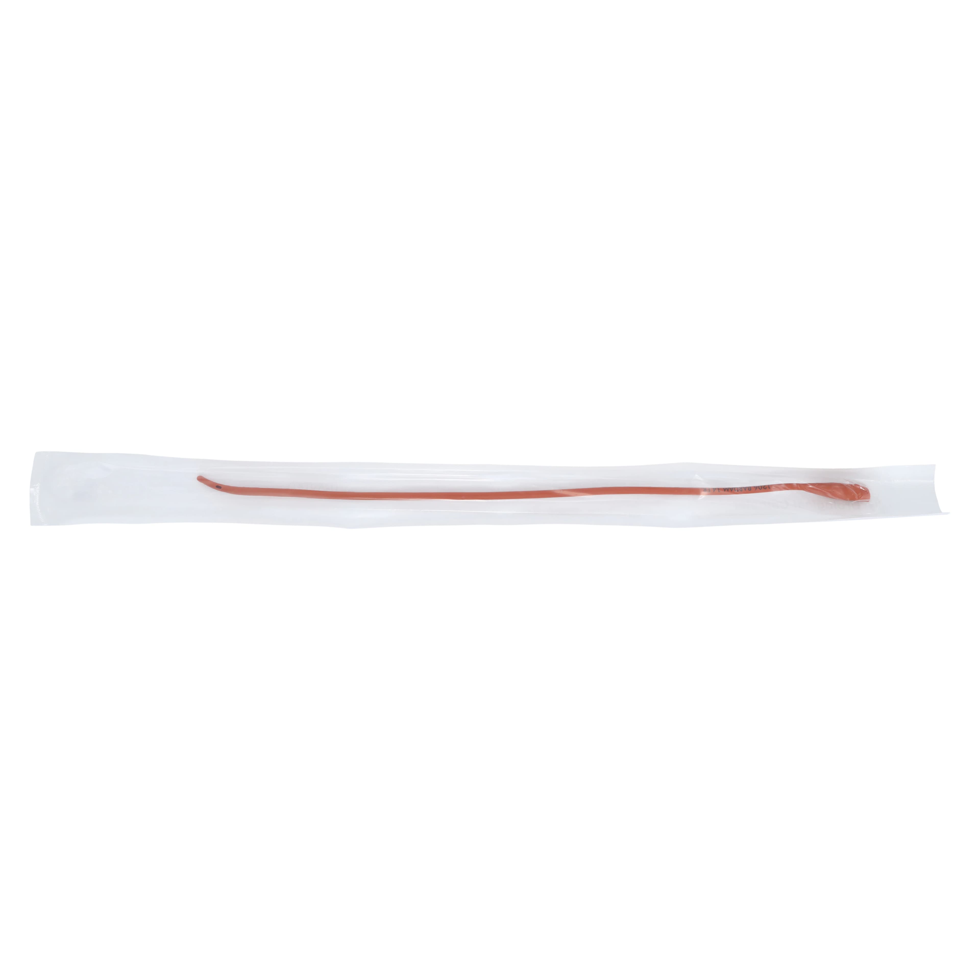 Bard Medical Red Rubber Intermittent Catheter, Coude Olive Tip, 14 Fr thumbnail 3