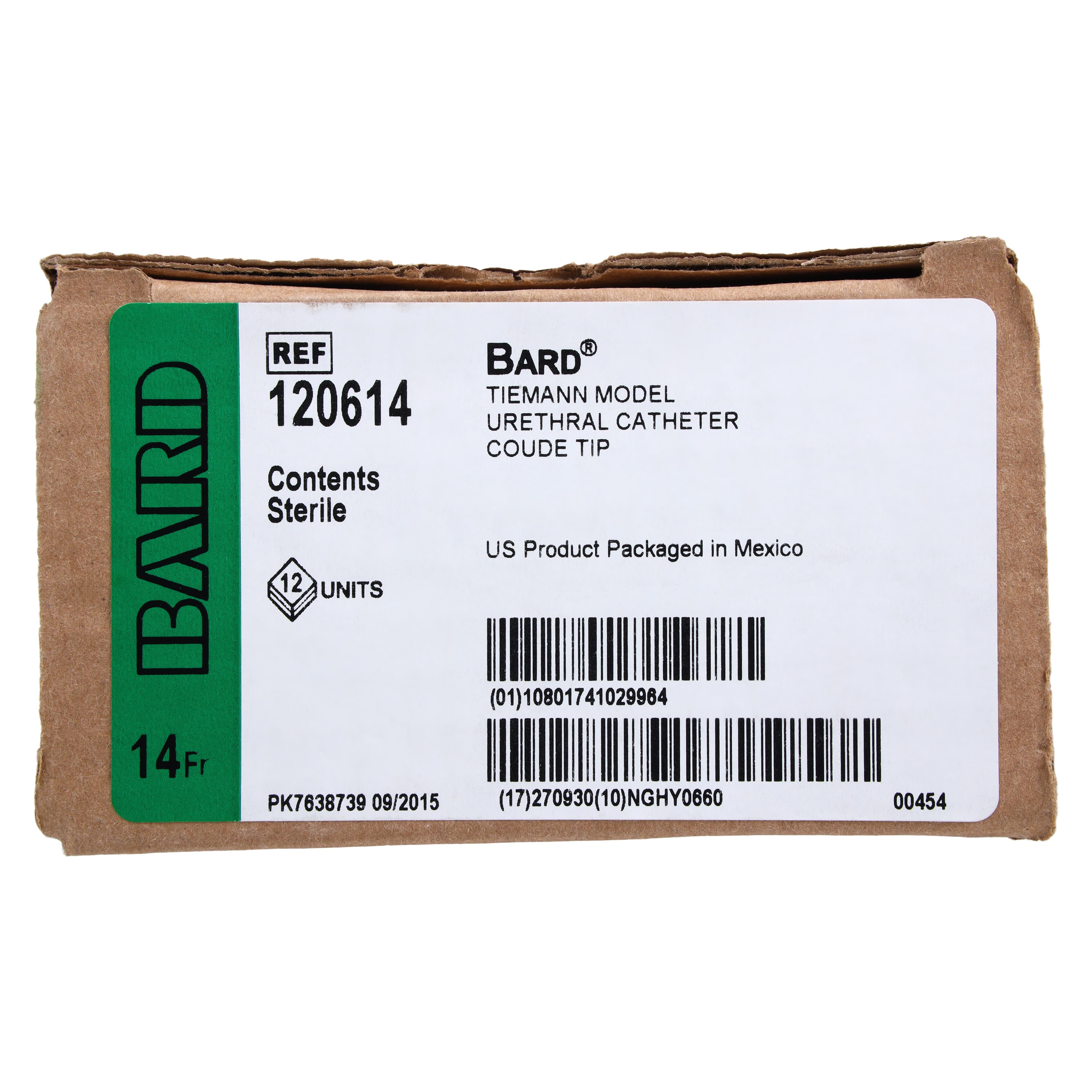 Bard Medical Red Rubber Intermittent Catheter, Coude Olive Tip, 14 Fr thumbnail 4