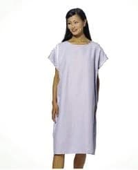 Encompass Group Adult Unisex Blue Exam Gown, 55% Cotton / 45% Polyester, 3 Armhole, Each - Gown Exam 3 ArmHole - Image 1