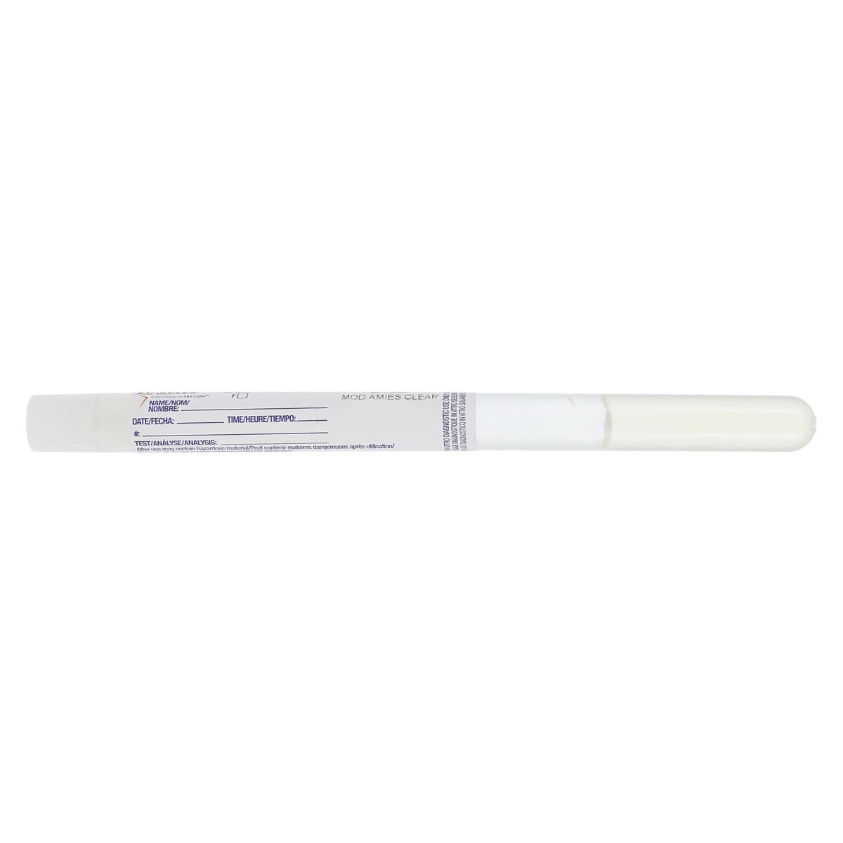 Starswab II Plastic Shaft Amies Culture Swab Kit, Sterile, Single, Magenta Cap, Rayon, 500/Case thumbnail 5