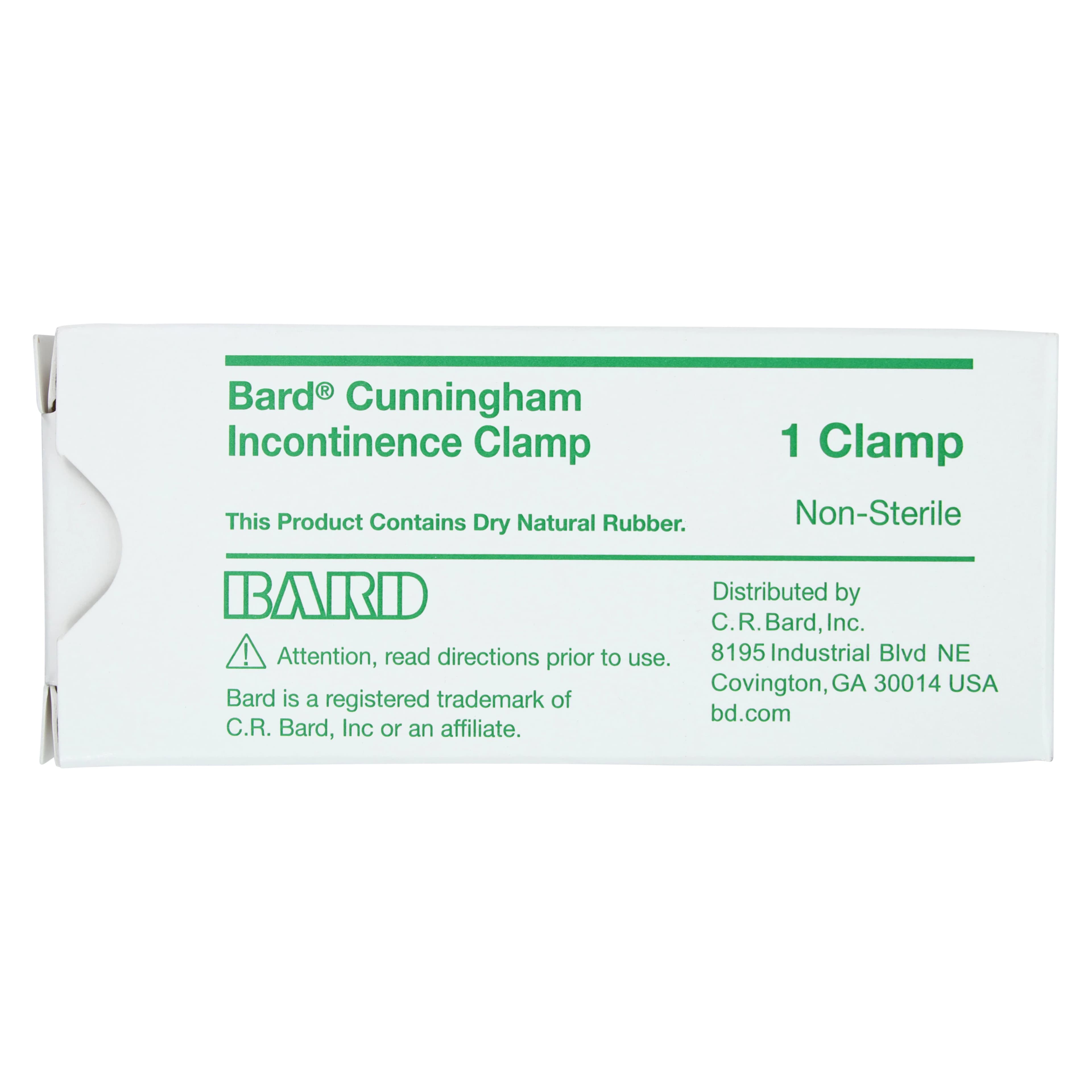 Bard Medical Cunningham Incontinence Clamp, 2" Rubber, Reusable thumbnail 3