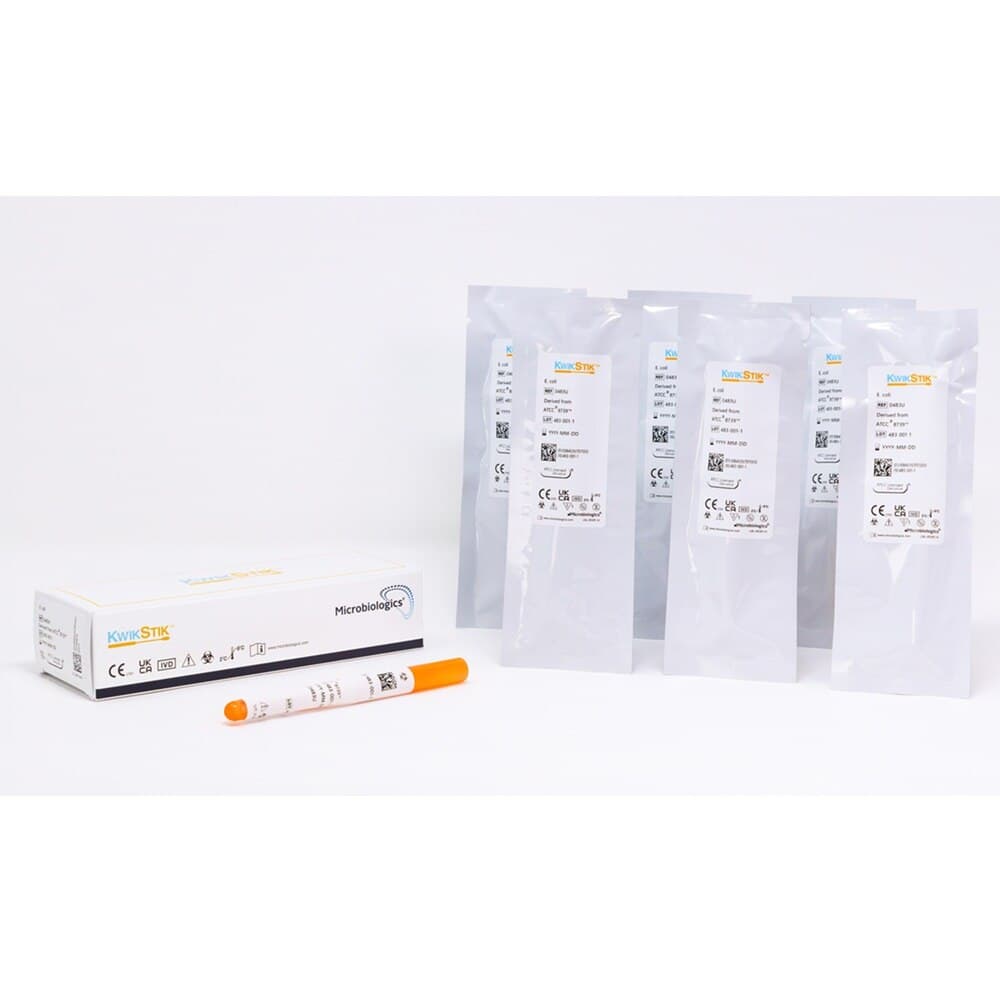 Microbiologics Kwik-Stik Control, Haemophilus influenzae, 6/Package - Kwik Stik H Influenzae - Image 1