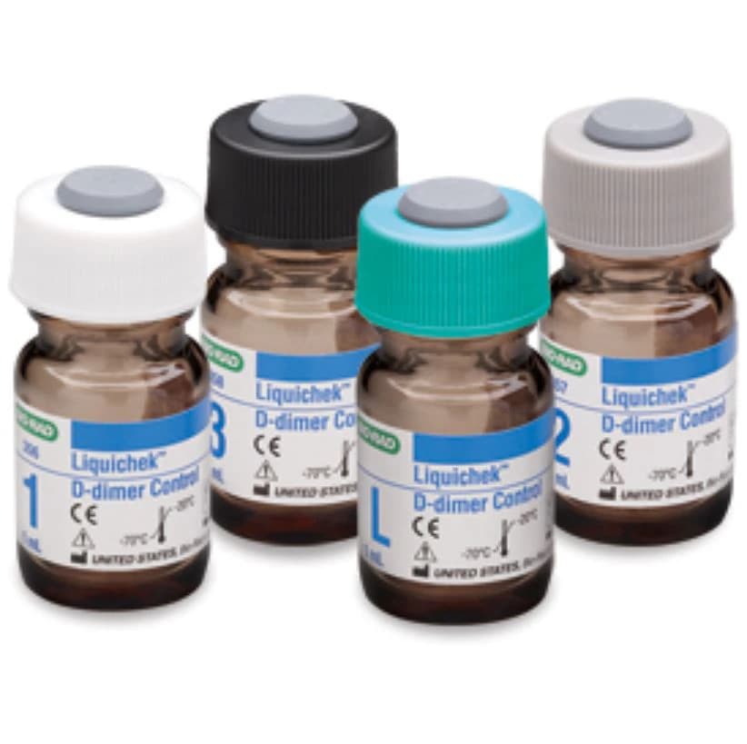 Bio-Rad Liquichek D-Dimer 4 Level Control, 4 x 1 mL, 1 Box - Liquichek D-Dmr Cntrl Minipack - Image 1