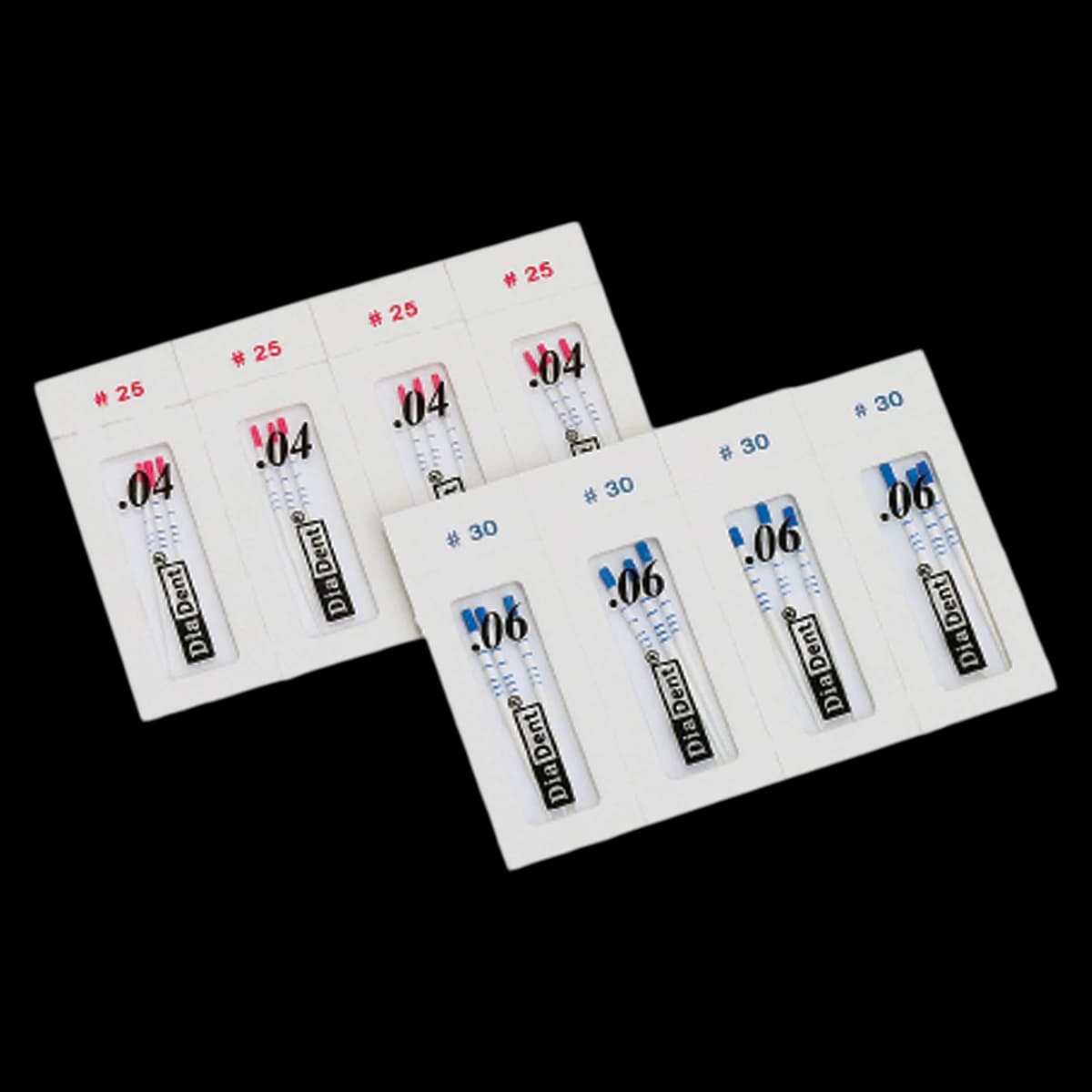 Diadent DiaPro ISO GT Paper Points, .04 Taper, #20, Sterile, Yellow, 120/Box - Diadent Paper Points DiaPro ISOGT .04 #20 Cell Box of 120 - Image 1