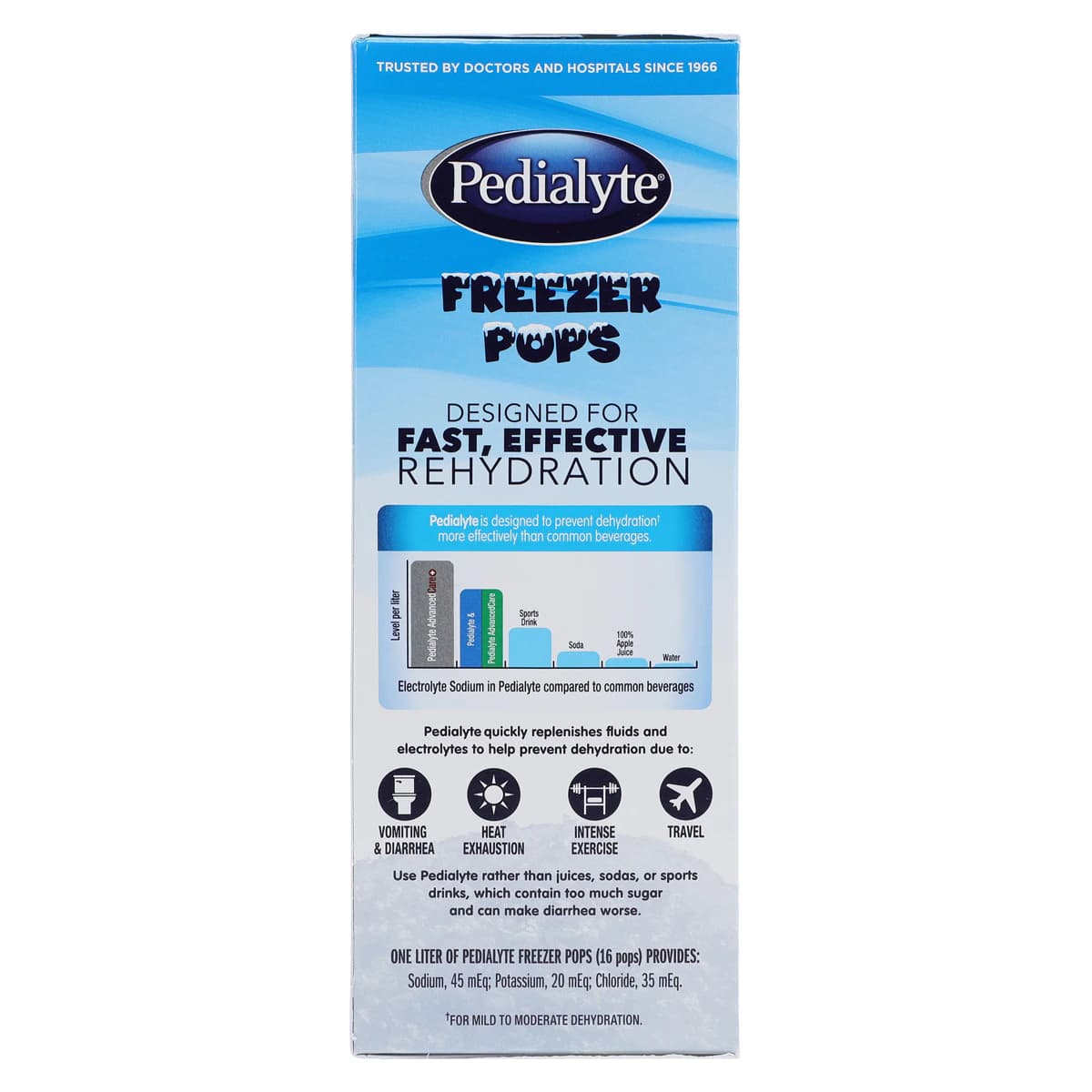 Pedialyte Freezer Pops, Assorted Flavors, 16-21 oz Carton, 64/Case thumbnail 5