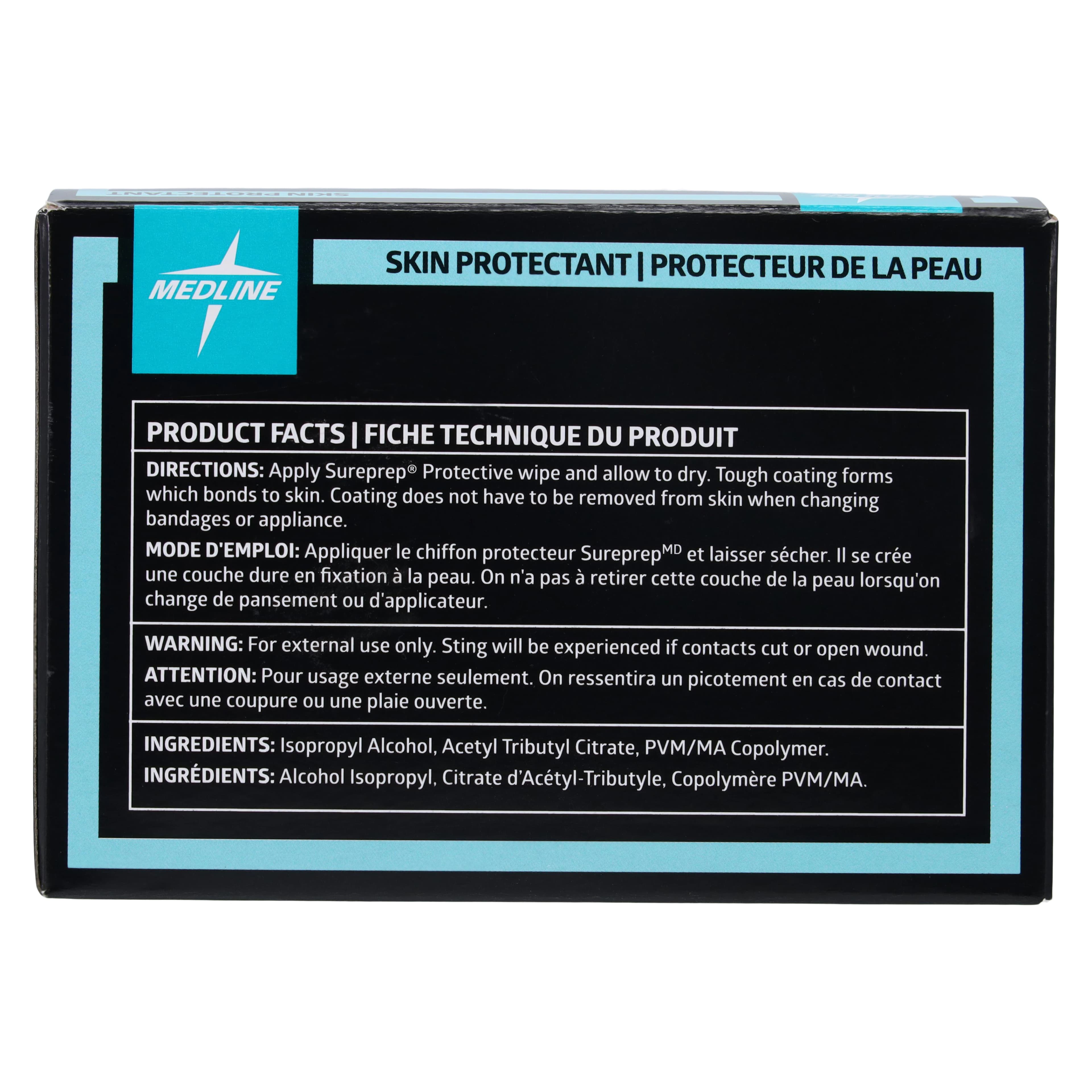 Sureprep Skin Protective Wipe, 1 mL, Non-Sterile, Adhesive (Medline) thumbnail 5