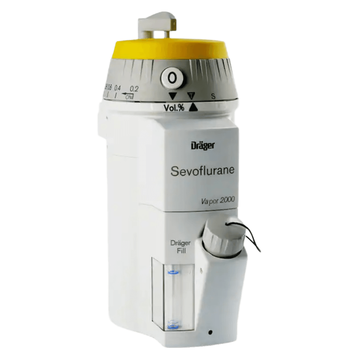 Sevoflurane Vaporizer with Quick Fill Adapter for Drager A-Series Anesthesia System - Vaporizer Sevo w/Qck Fill Adpr - Image 1