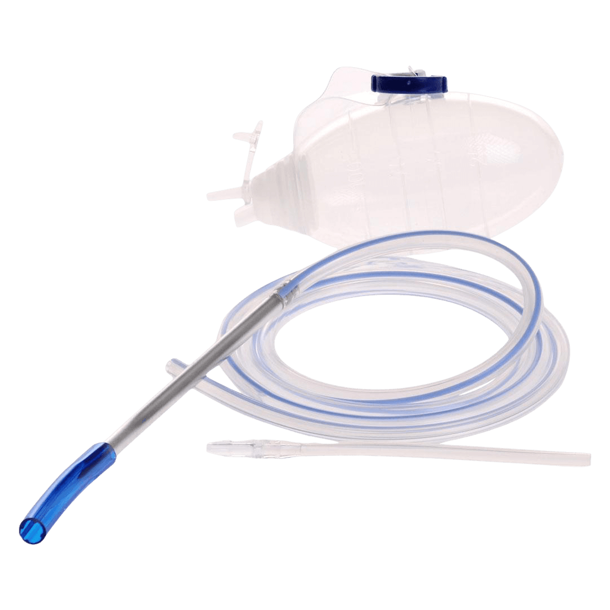 Medline Silicone Wound Drain, Round Tip, Full Fluted, 15 Fr - Drain Wound Silicone Rnd 15Fr - Image 1