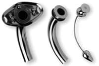 Jackson Original Tracheostomy Tube, Stainless Steel, Regular, 51mm, Each - Tube Jackson Tracheal - Image 1