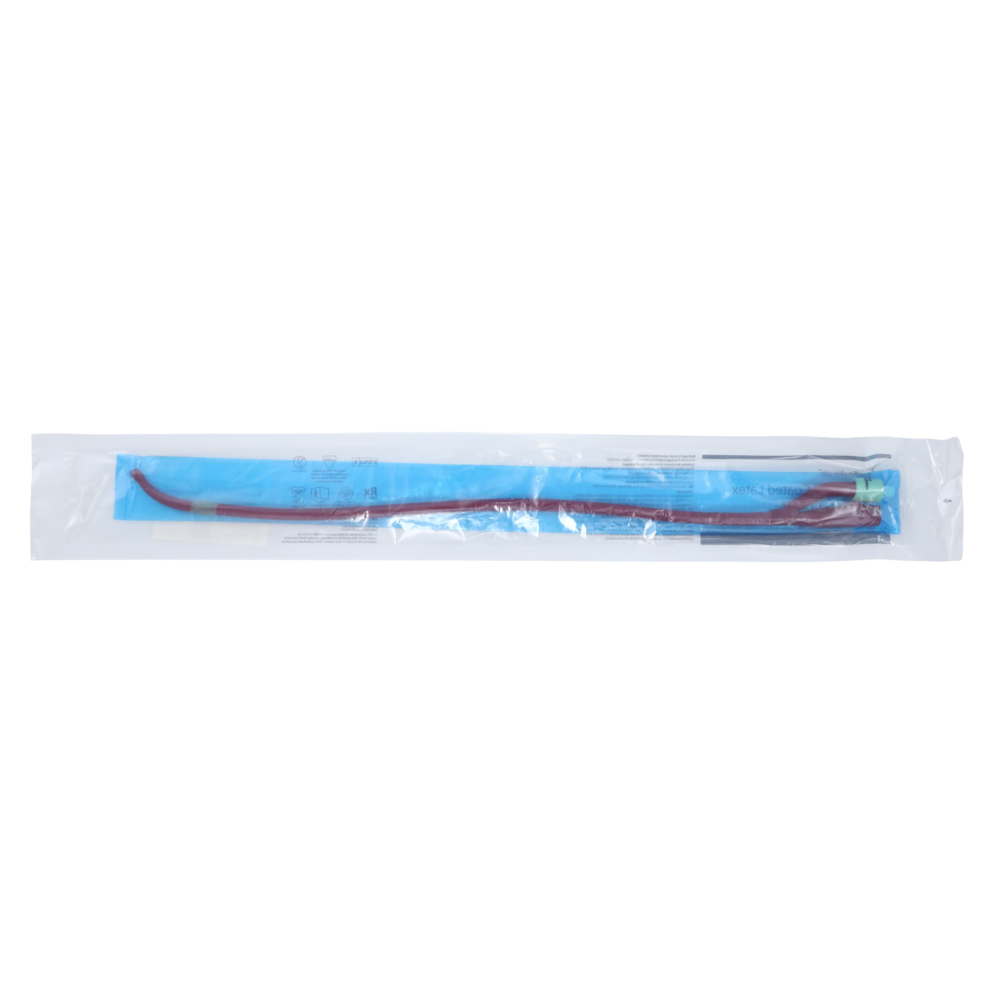 Dover 2-Way Foley Catheter, Coude Tip, PTFE, 20 Fr, 5 cc Balloon thumbnail 2
