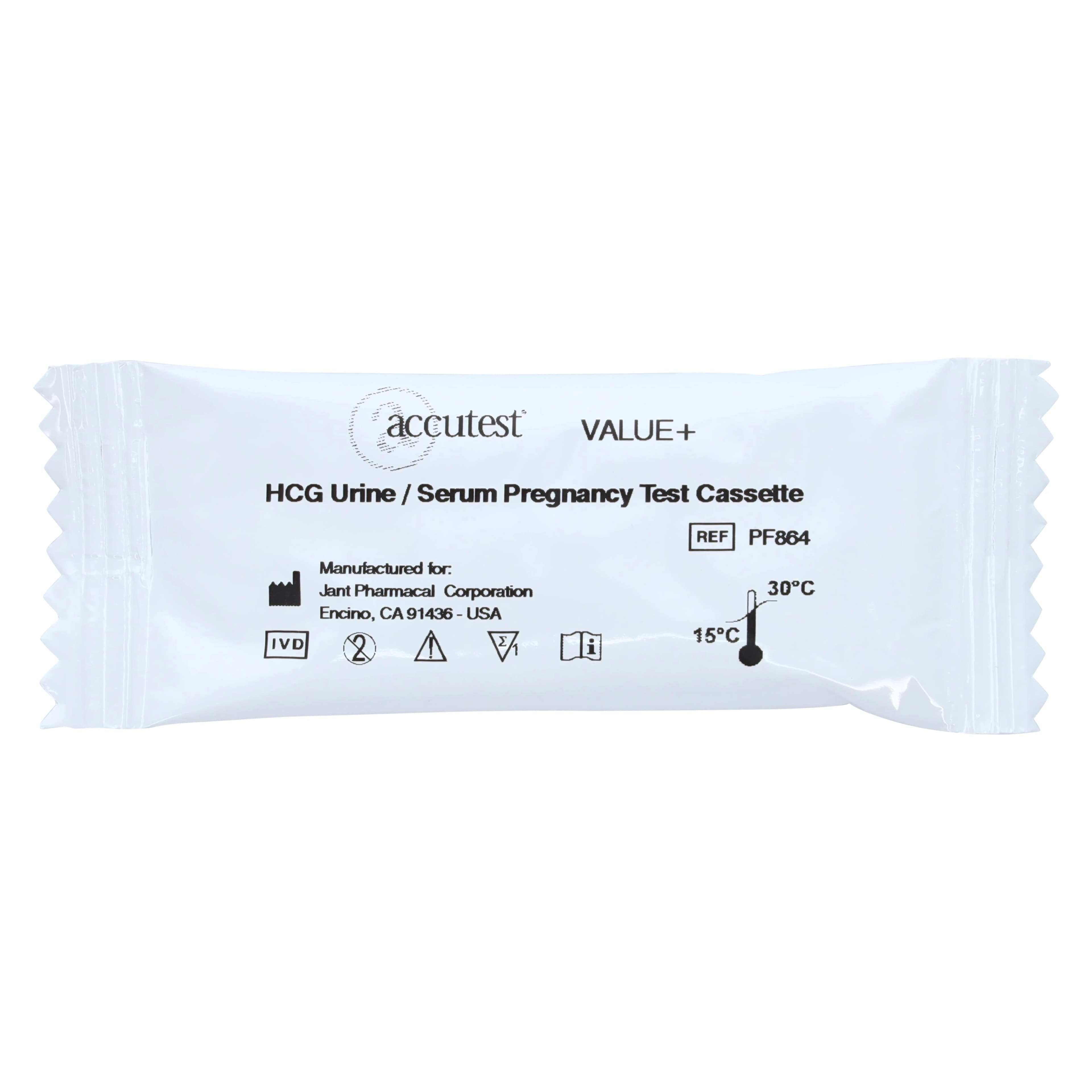 Accutest Value Plus hCG Urine/Serum Test Cassette, CLIA Waived, 25/Box thumbnail 4