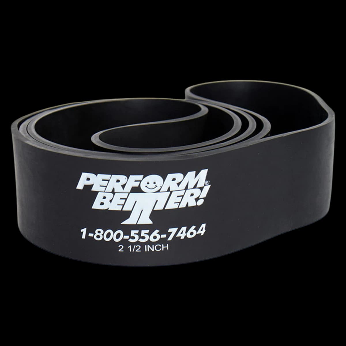SuperBand Exercise Band, 2.5" Wide x 40" Long, Black, 100 lb Resistance - Superband Rubber 2-1/2" Wide - Image 1
