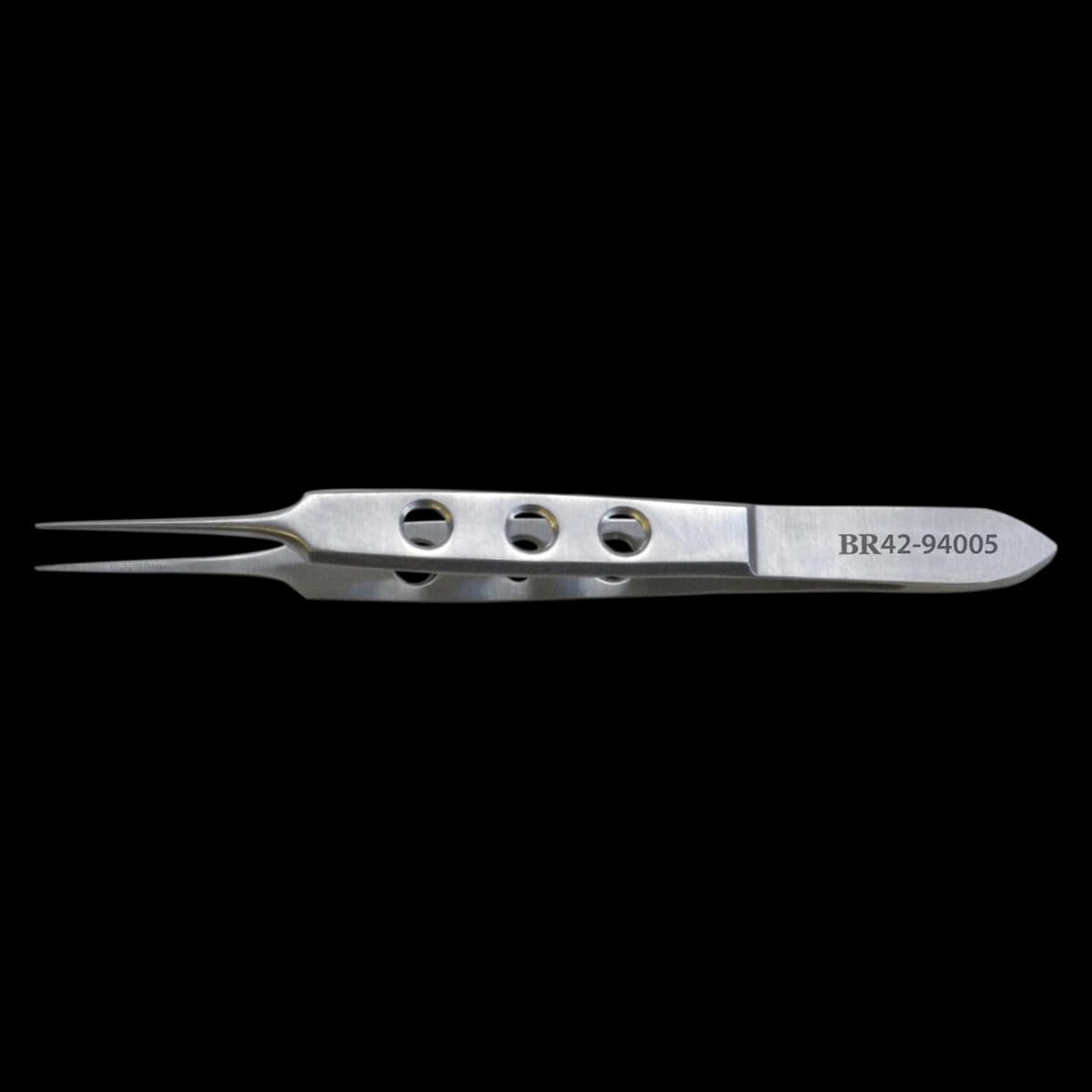 Bishop Harmon Thumb Forceps, 3-1/2", Straight, Stainless Steel - Forcep Iris Bishop Harmon Strt - Image 1