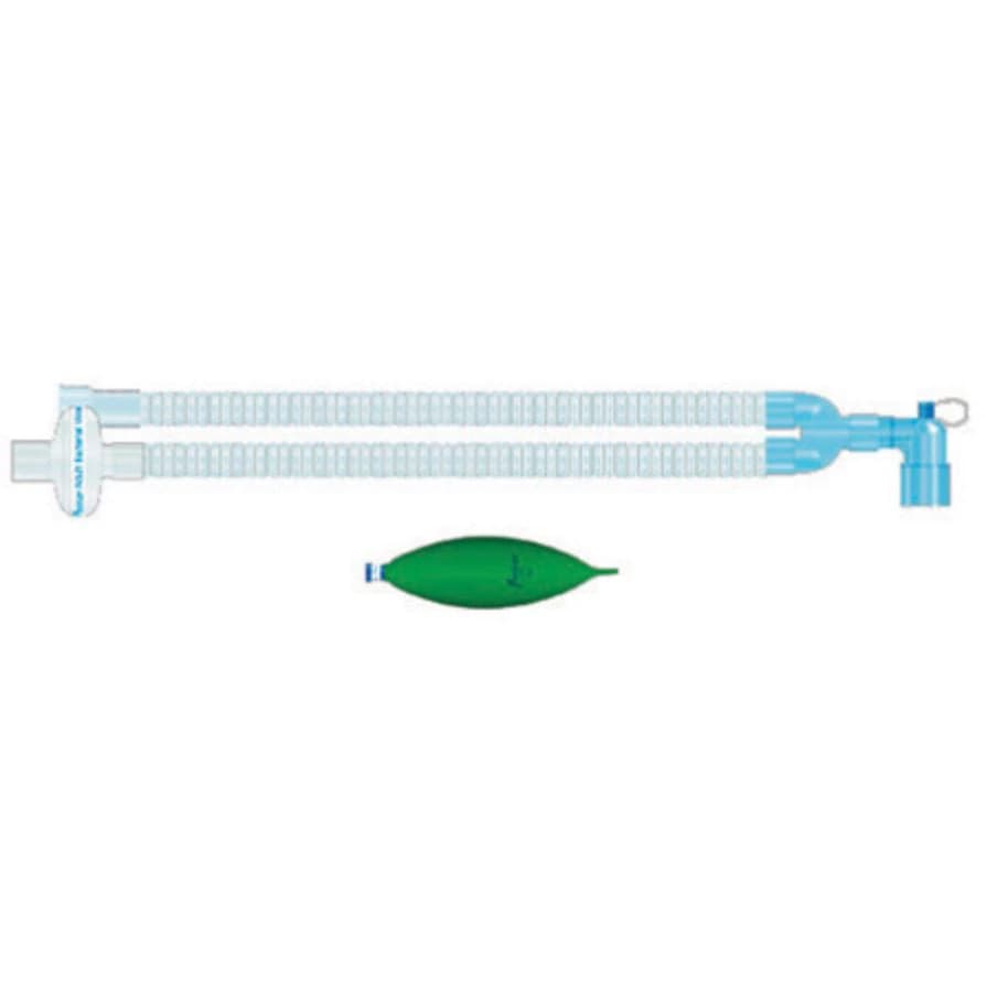 Flexicare Anesthesia Breathing Circuit, Adult, 3L Bag, Low Flow, 20/Case - Breathing Circuit Anes LF Adlt - Image 1