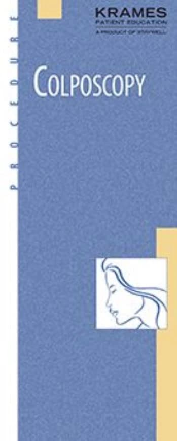 Krames Communications Colposcopy Brochure, 8 Panel, 50/Package - Brochure Colposcopy 8 Panel - Image 1