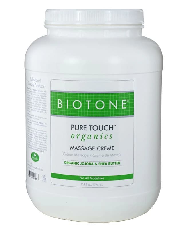 Biotone Pure Touch Organic Massage Gel, Unscented, 1 Gallon Bottle - Gel Massage Pure Touch Organic - Image 1