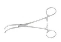 Debakey Vascular Clamp, Curved, 6" (Miltex-Integra) - Clamp Vascular Debakey Curved - Image 1