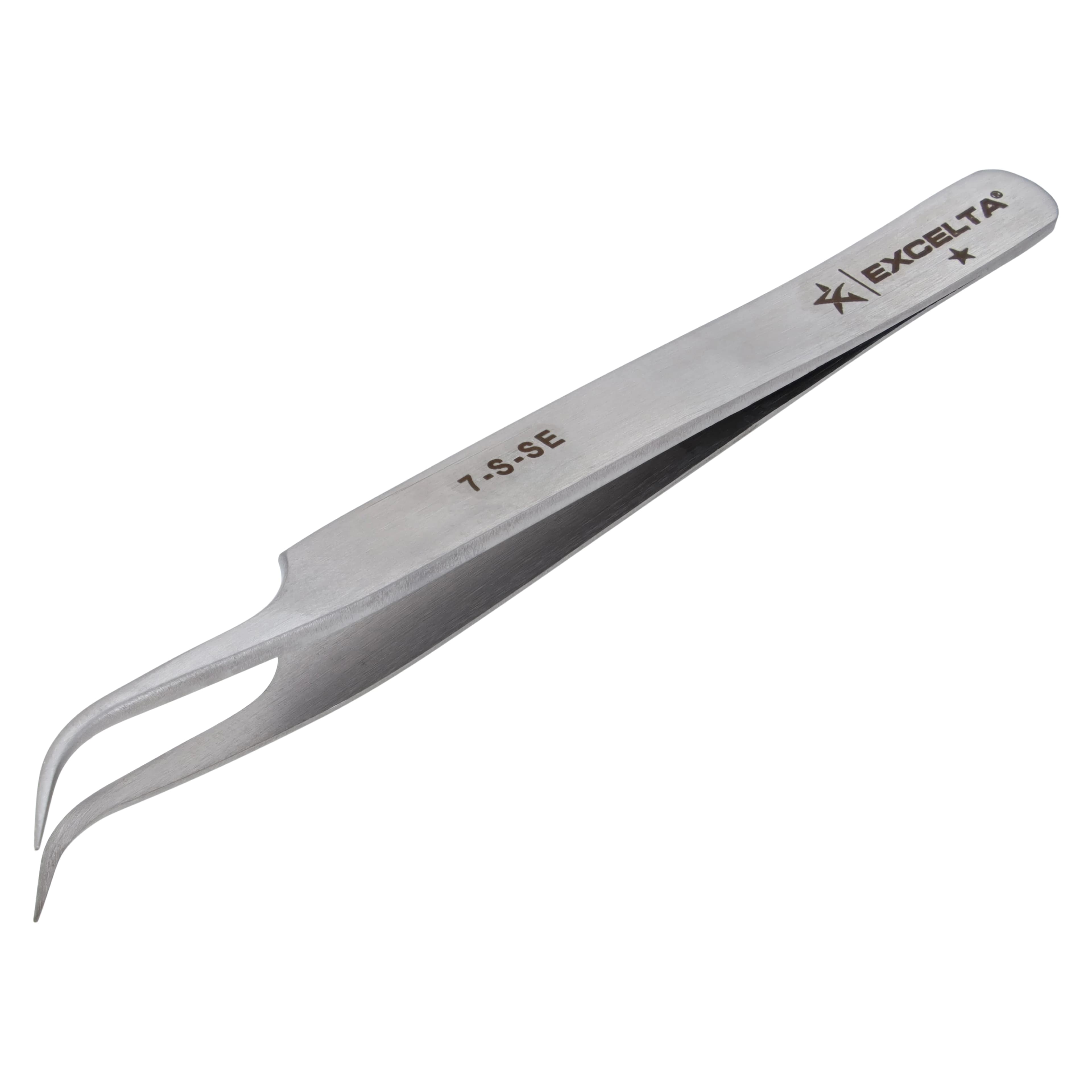 Excelta Curved Stainless Steel Tweezer/Forcep, 4-1/2" thumbnail 4