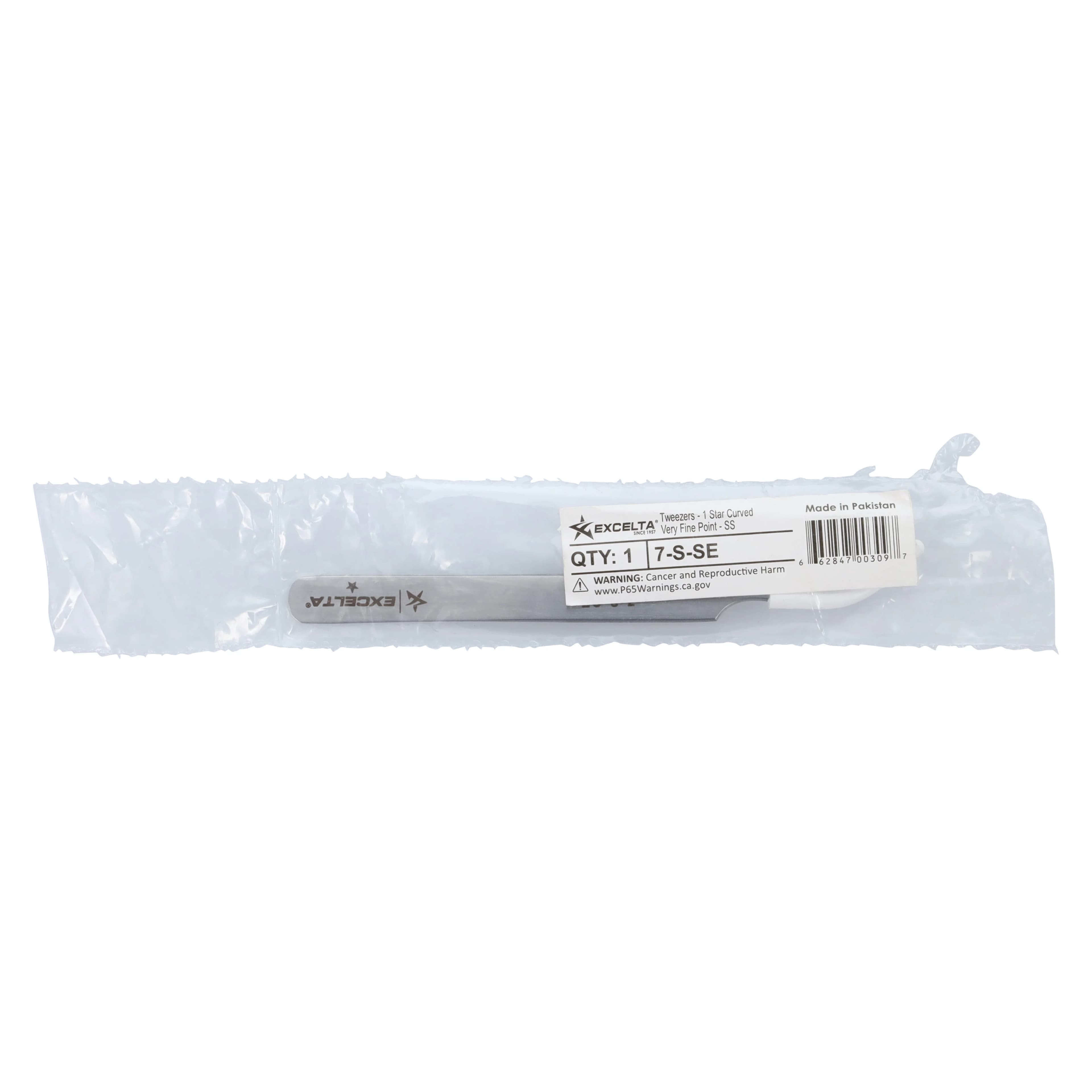 Excelta Curved Stainless Steel Tweezer/Forcep, 4-1/2" thumbnail 5
