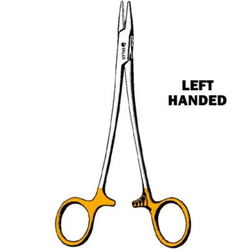 Needle Holder Mayo-Hegar TC, Cross Serrated, 6", Stainless Steel/Tungsten Carbide, Each - Needle Holder Mayo-Heg TC - Image 1