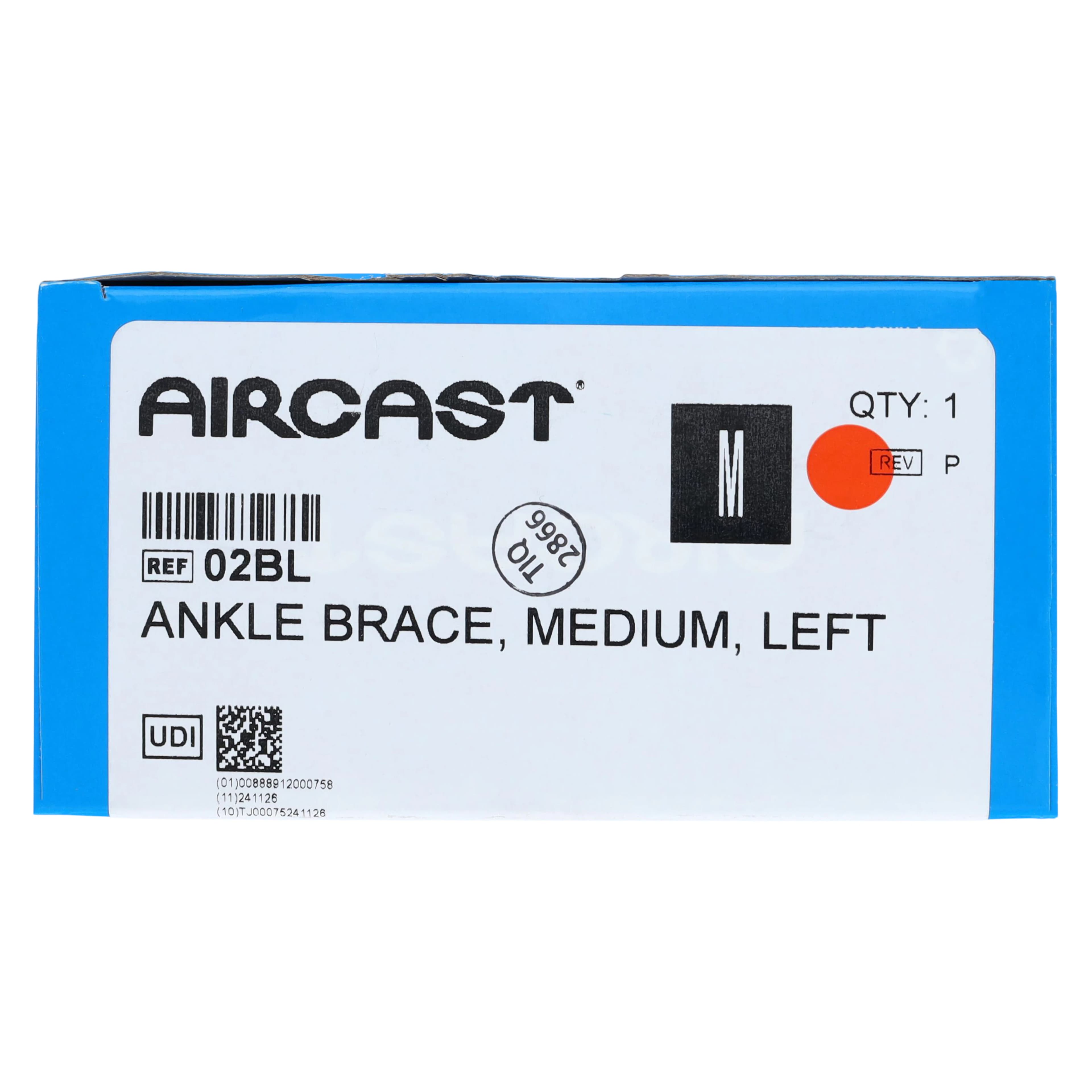 Aircast Air-Stirrup Ankle Support Brace, Adult, Medium, Plastic, 9" thumbnail 7