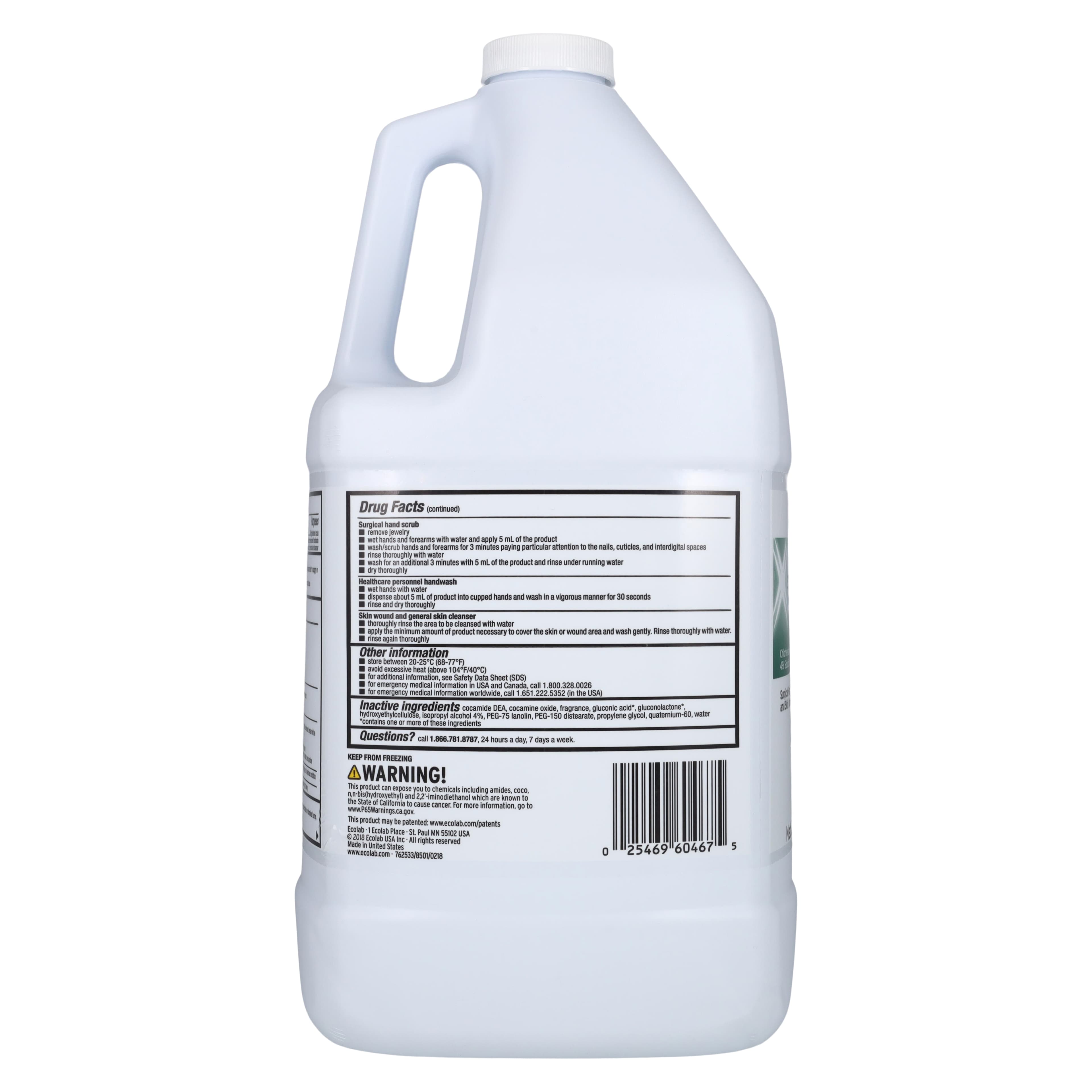 Scrub-Stat™ 4% Chlorhexidine Gluconate Antimicrobial Hand Scrub, Floral Fragrance, 1 Gallon Bottle, 6030466 thumbnail 3