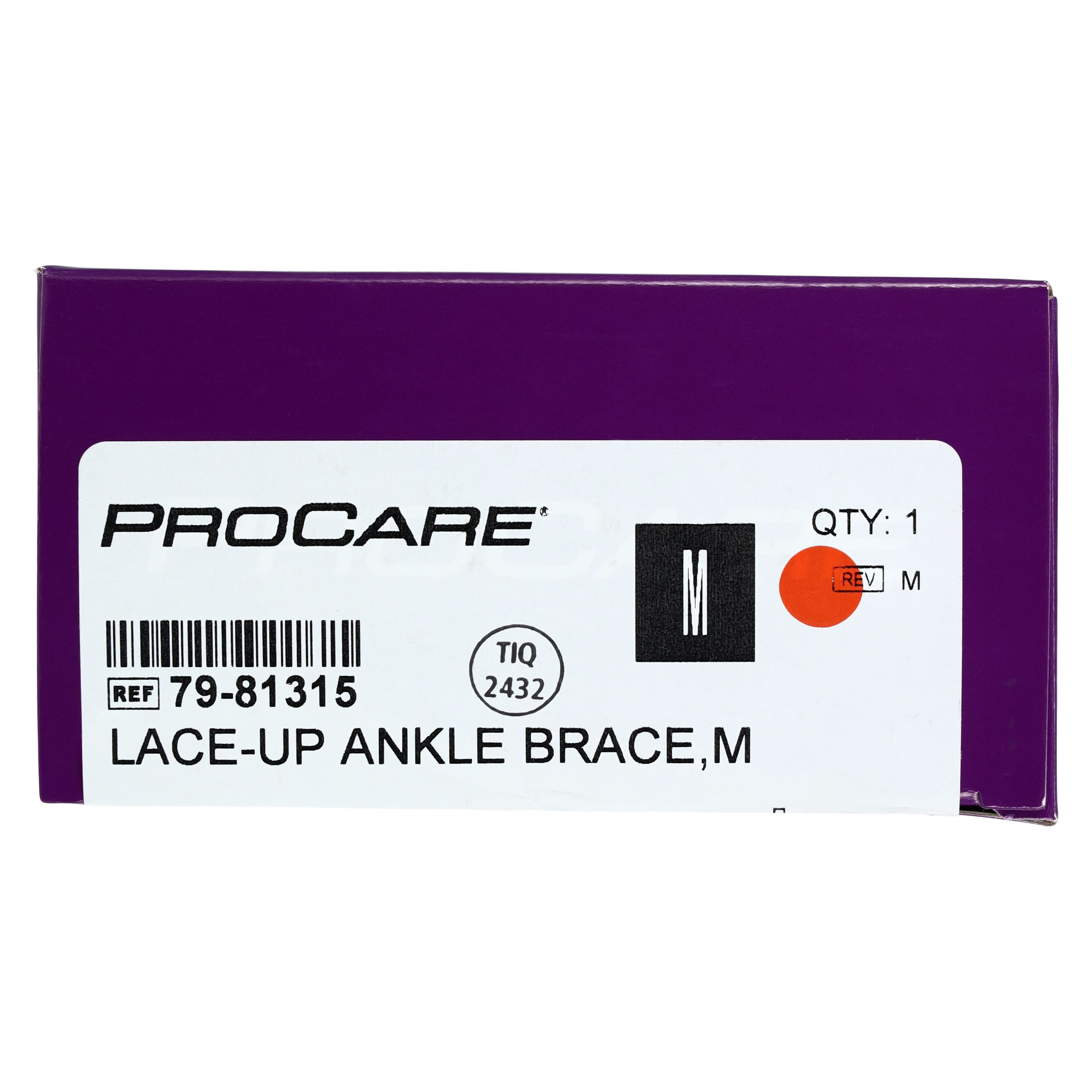 Procare Ankle Support Brace, Adult, Medium, Canvas/Plastic, 8.5-10" thumbnail 7