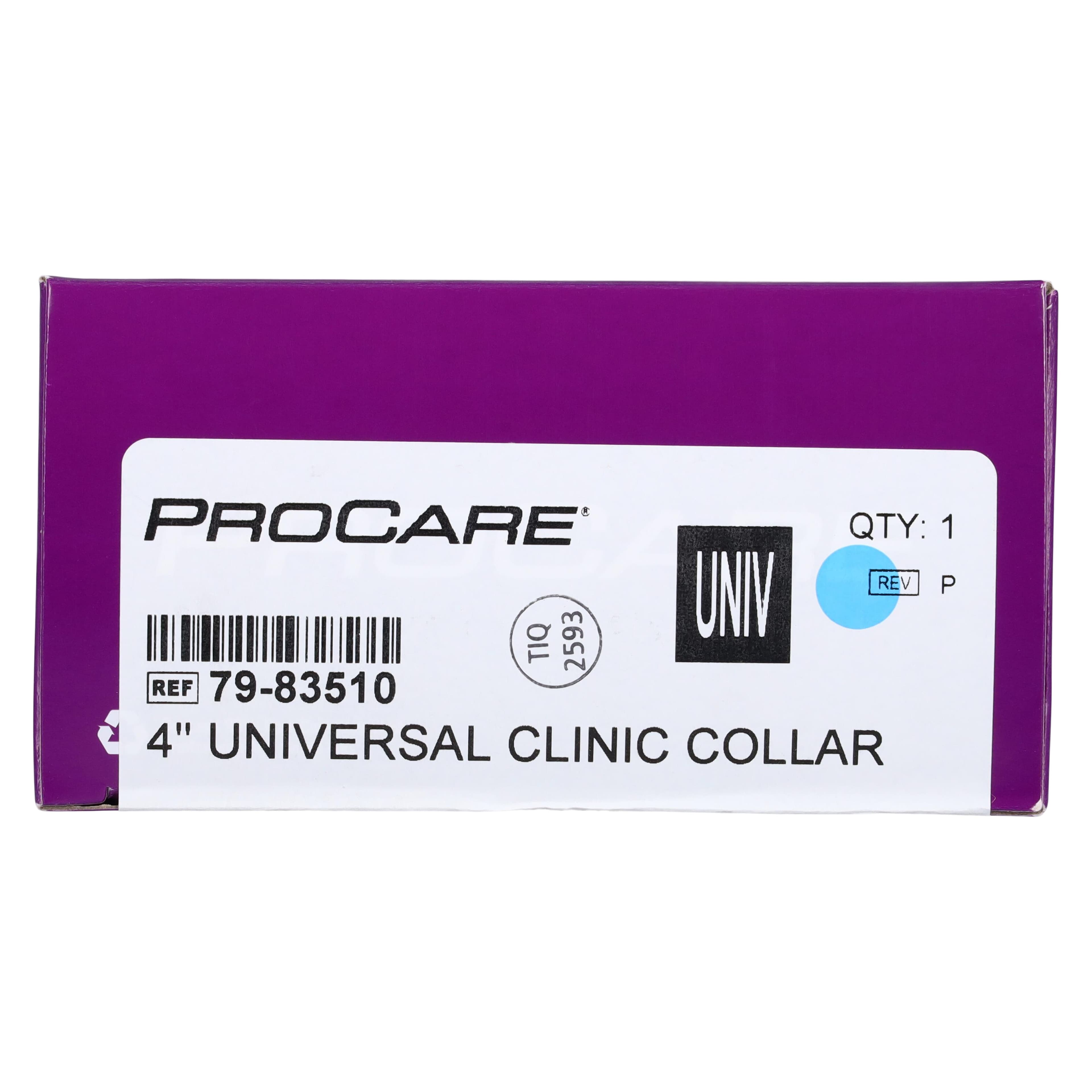 ProCare Clinic Collar Cervical Adult Foam 4x24" One Size thumbnail 5