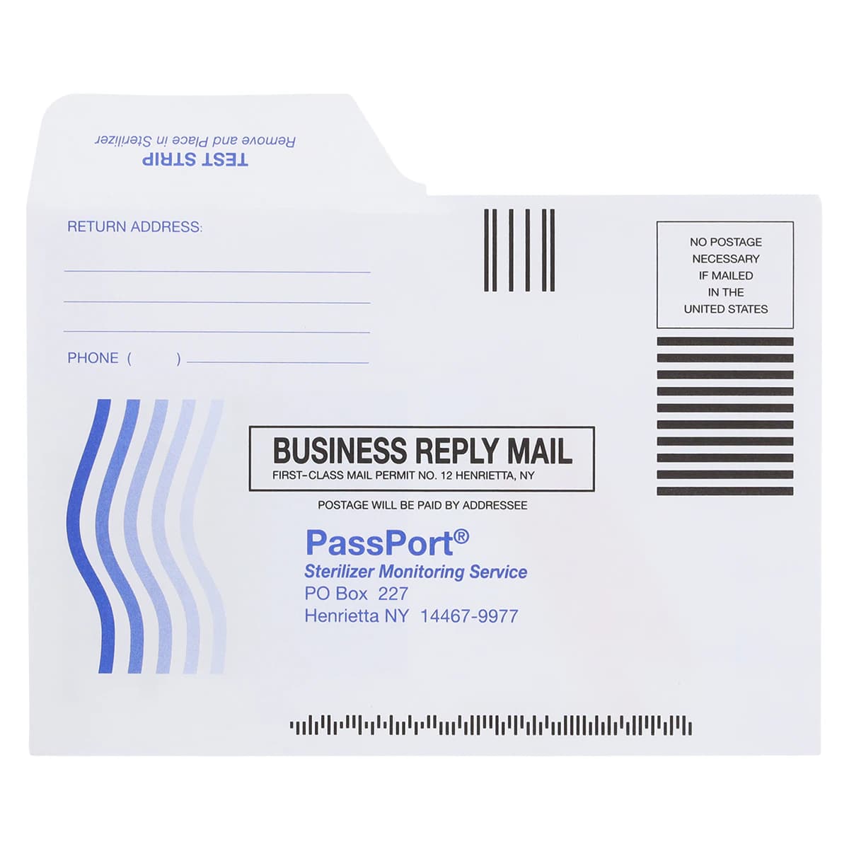 PassPort Sterilizer Monitoring Service, Mail-In Biological Indicators, 12/Box, PS-012 thumbnail 3