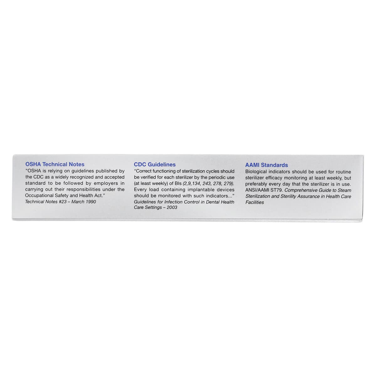 PassPort Sterilizer Monitoring Service, Mail-In Biological Indicators, 12/Box, PS-012 thumbnail 7