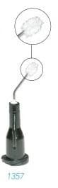Pac-Dent iFlo Pre-Bent Delivery Tip Needle with Micro Brush, Black, 25 Gauge, 100/Pk, 1357 - Pre-Bent Delivery Tip Needle, with Micro Brush, Black, 100/Pk, 1357 - Image 1
