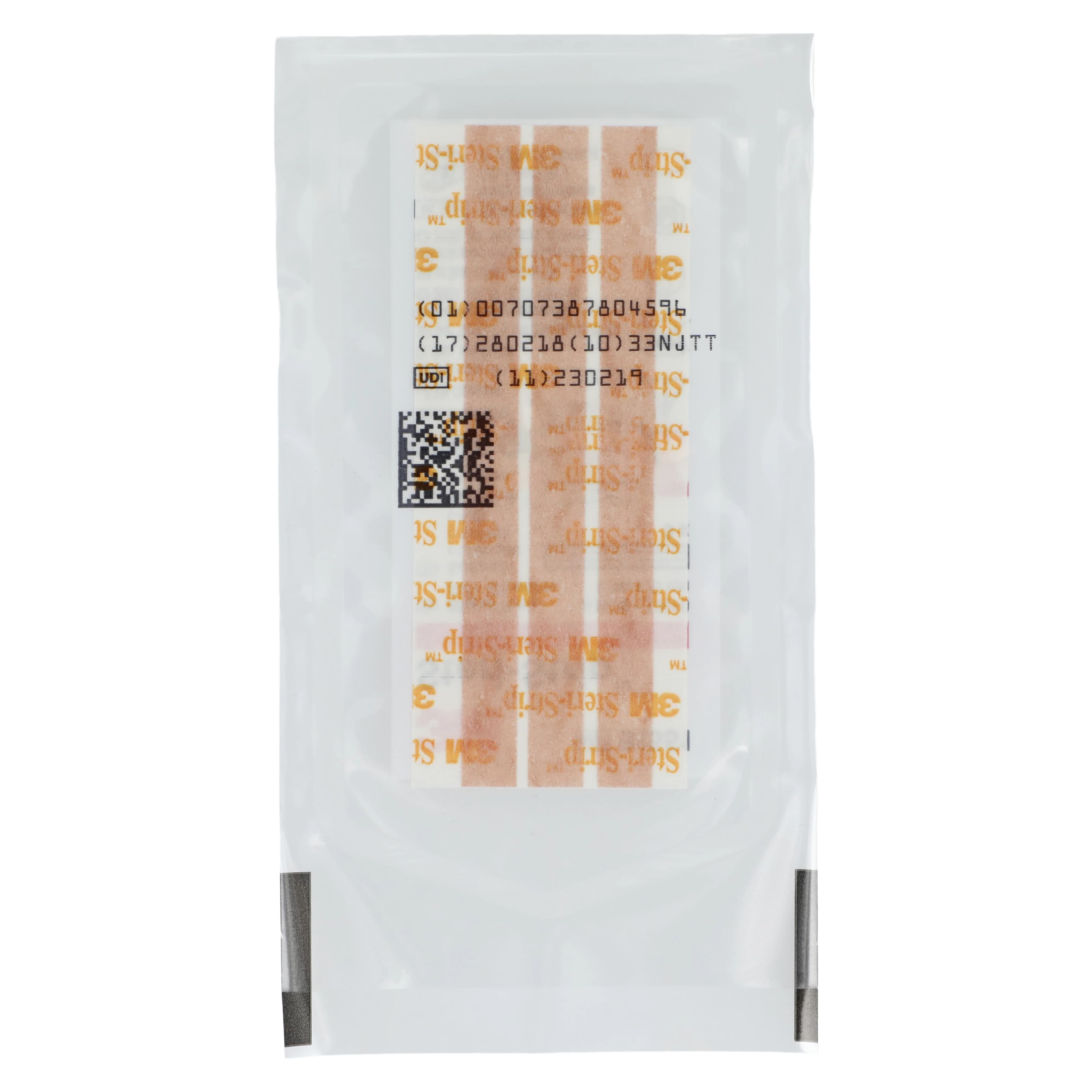 3M Steri-Strip Adhesive Skin Closures, Blend Tone, 1/4" x 3", Sterile, 50/Box, B1551 thumbnail 4