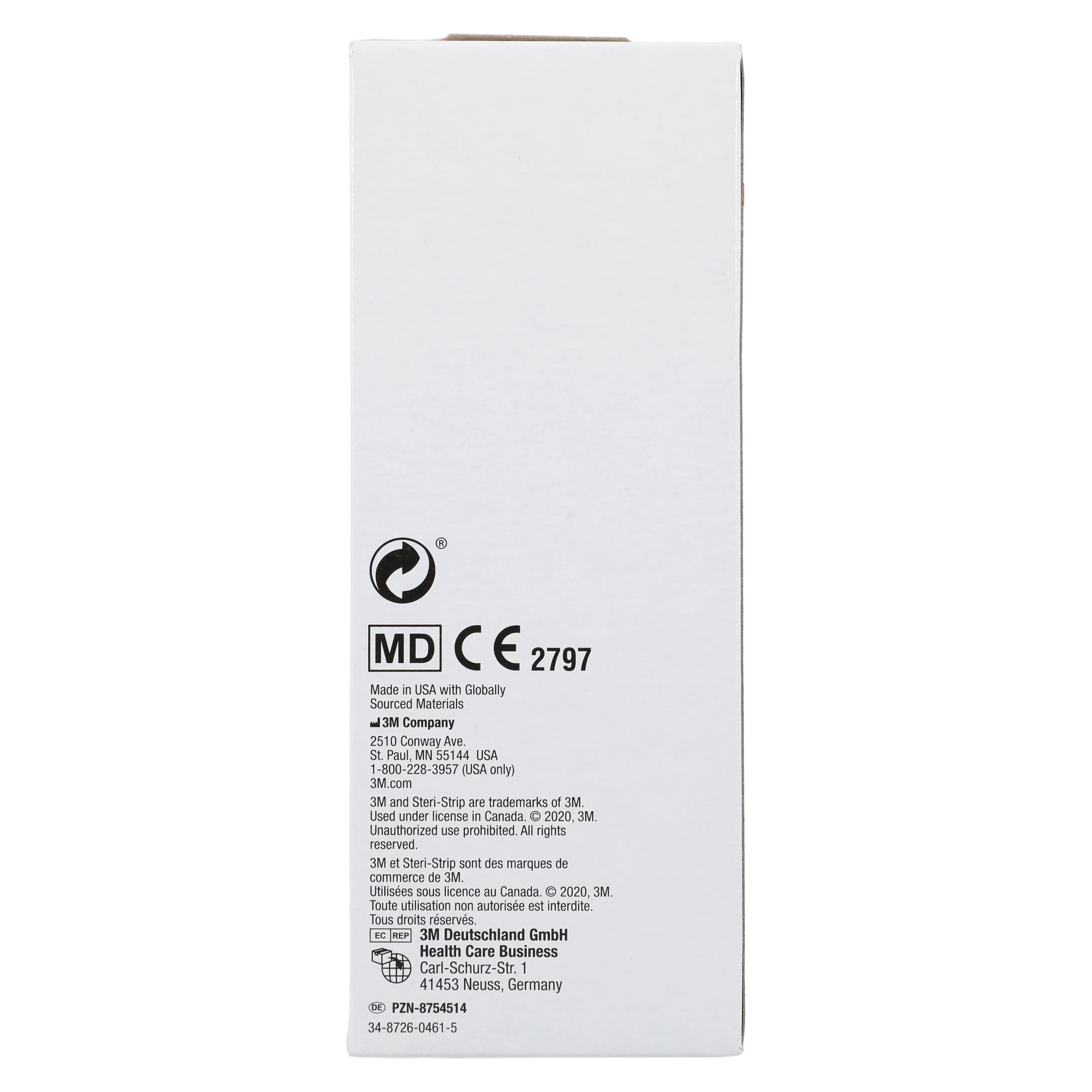 3M Steri-Strip Adhesive Skin Closures, Blend Tone, 1/4" x 3", Sterile, 50/Box, B1551 thumbnail 6