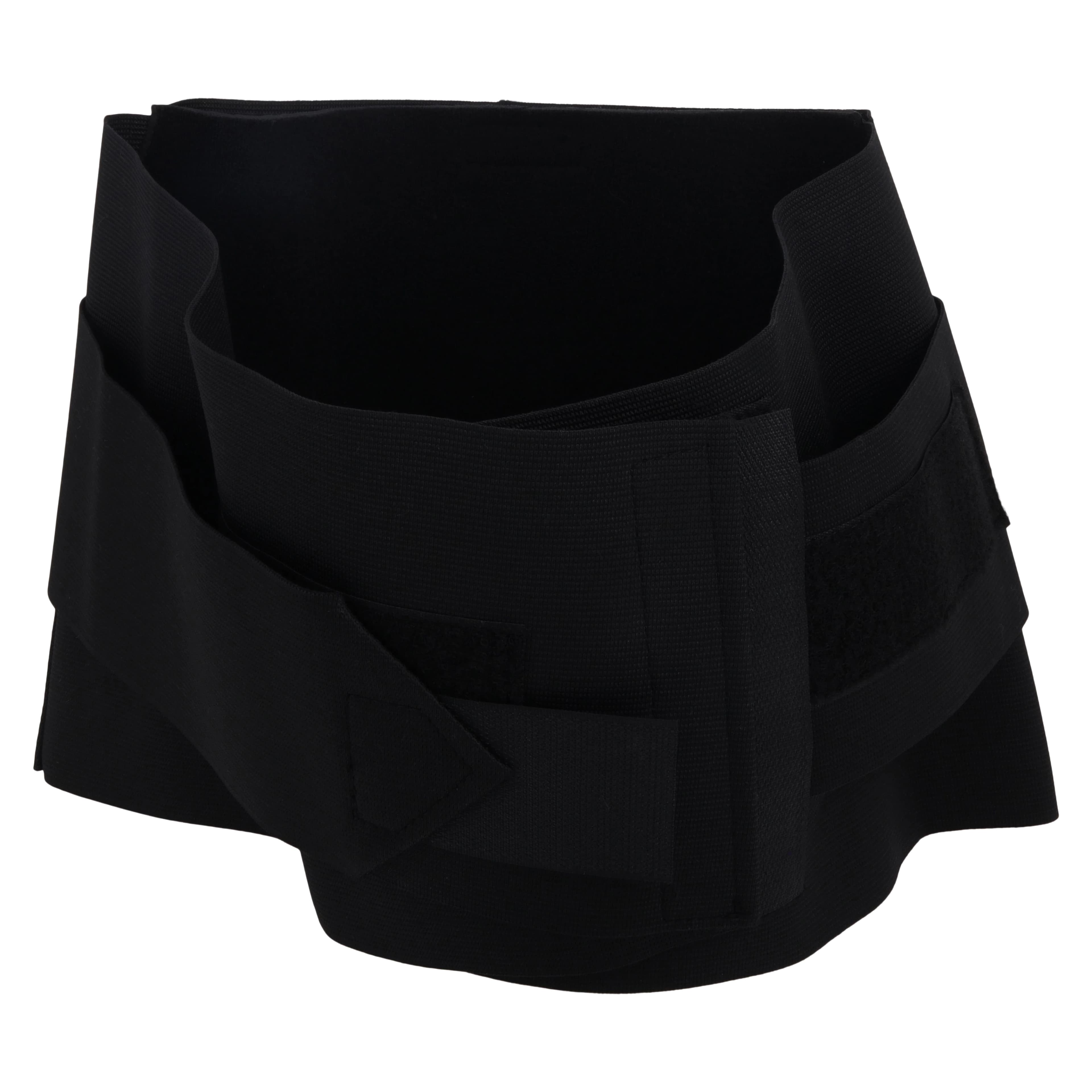 Procare Lumbar Sacral Support with Compression Strap, Black, Size Large (39-45"), Elastic/Neoprene - Support W/Comp Strap Blk Sacro - Image 1