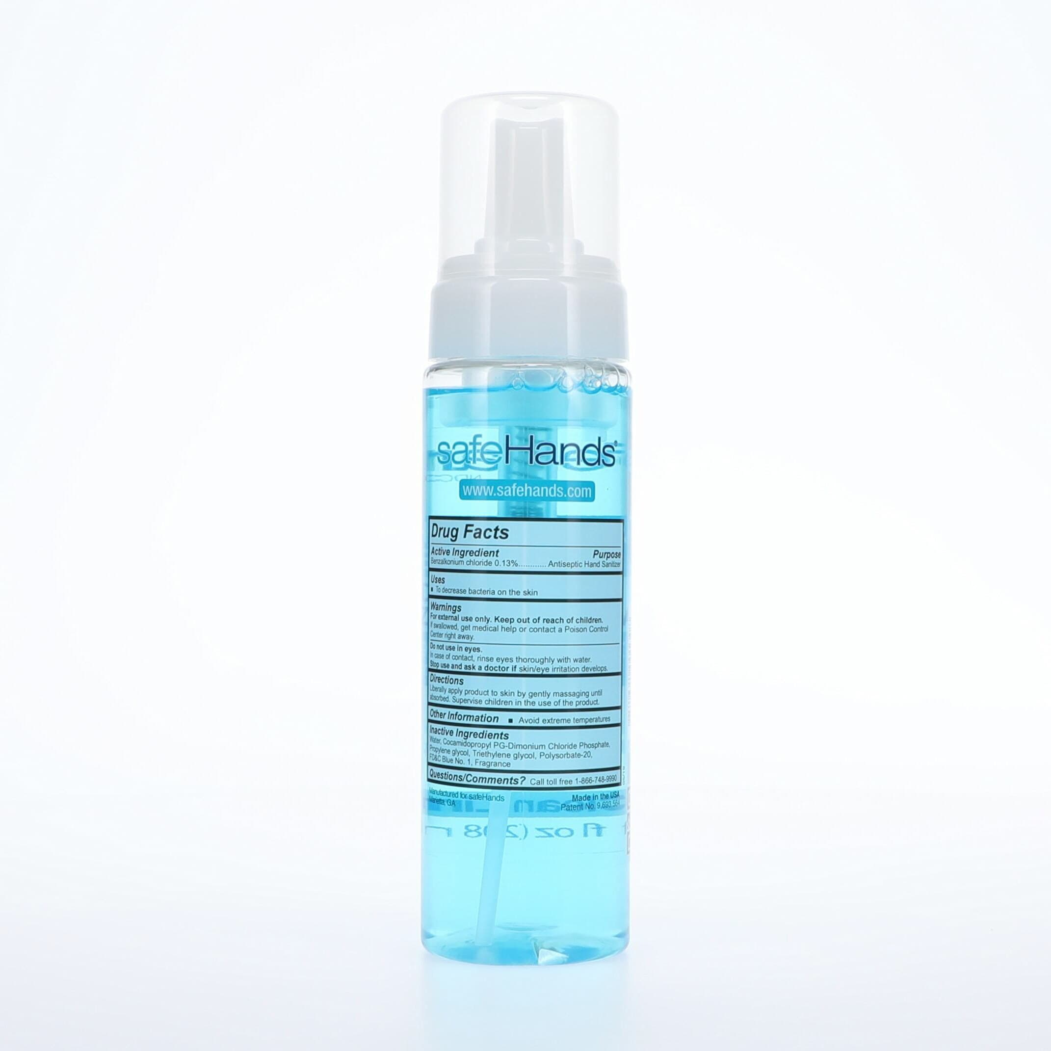 SafeHands Sanit Hand Alcohol-Free Foam Sanitizer, Clean Linen Scent, 7 oz Bottle thumbnail 2