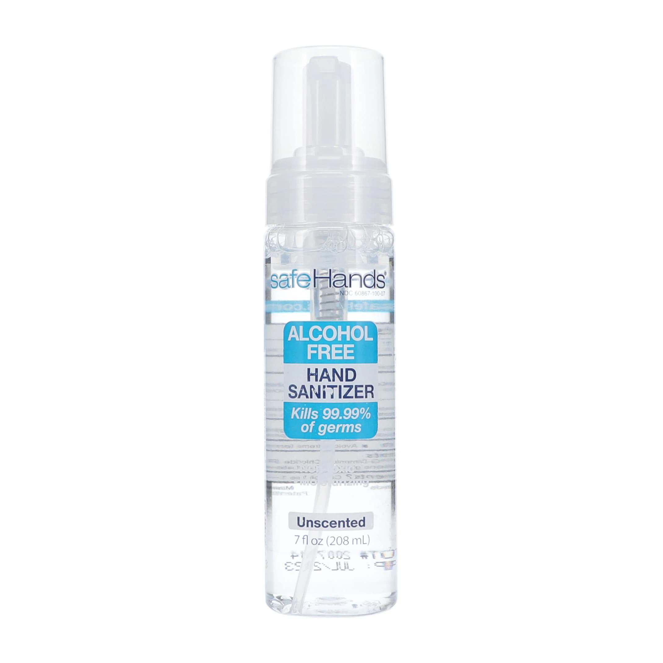 SafeHands Foam Hand Sanitizer, Alcohol-Free, Fragrance-Free, 7 oz Bottle - Sanit Hand ALCFree Foam Unscnt - Image 1