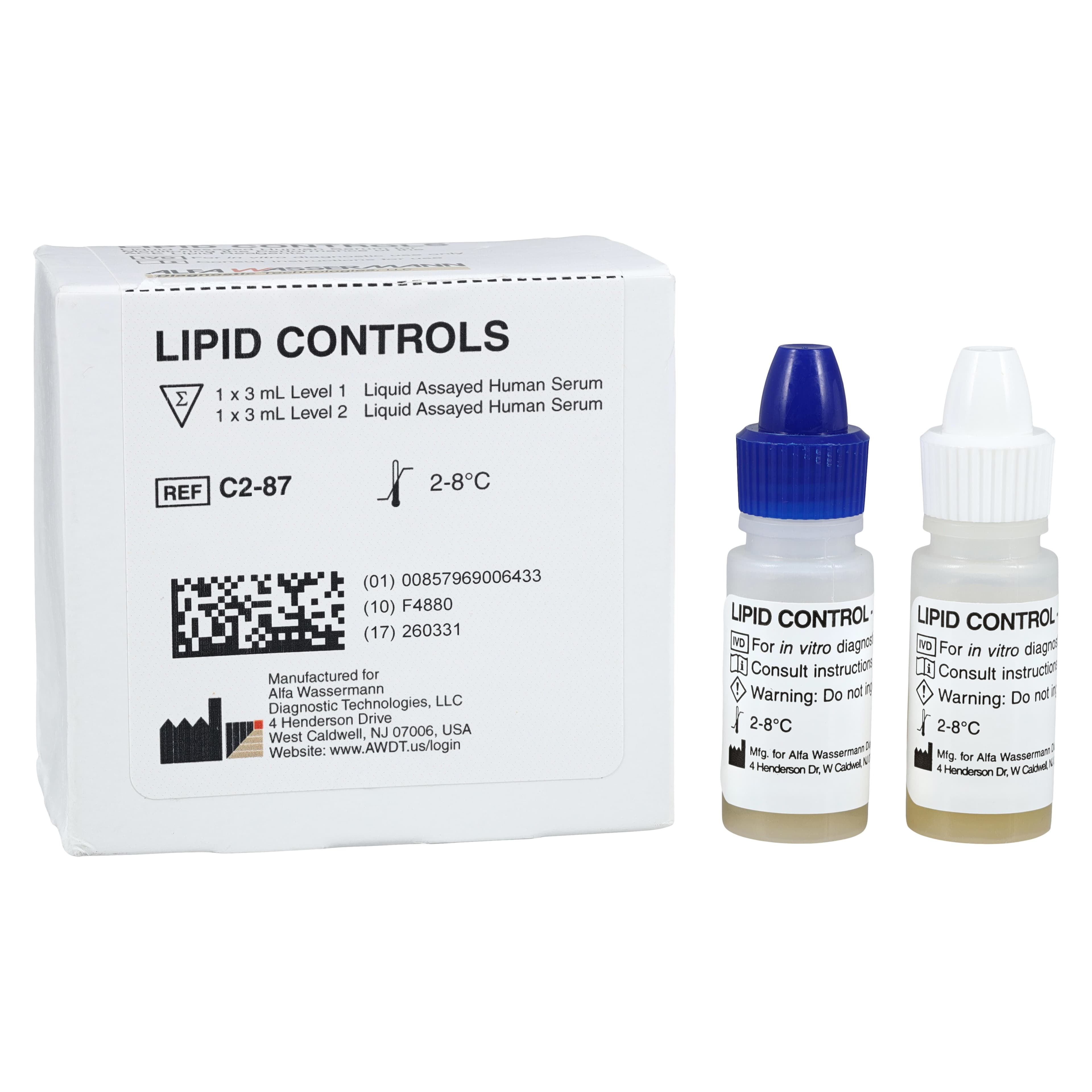 Alfa Wassermann Lipid Level 1-2 Control, Each thumbnail 2