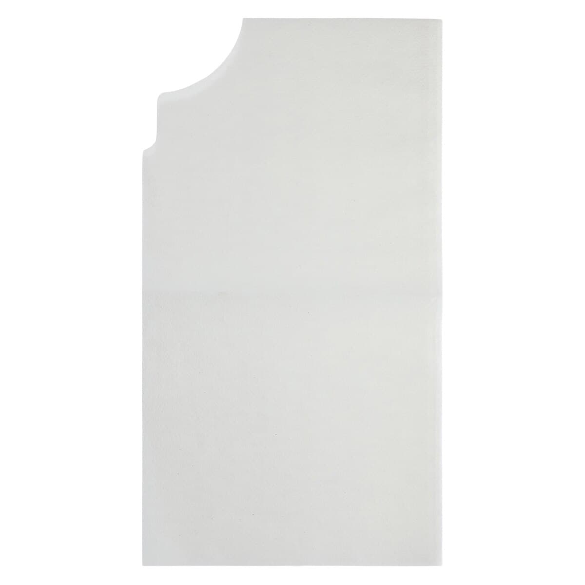 Tidi Products Ultimate Exam Cape Poncho, Disposable, Tissue/Poly/Tissue, White, 19 in x 22 in, 200/Case thumbnail 2