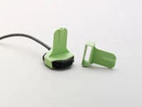 Steri-Shield Wingers-V Digital Sensor Holder, 2 Vertical Bitewing, Large, Disposable, Green, 125/Box - Wingers-V Holder BW - Image 1