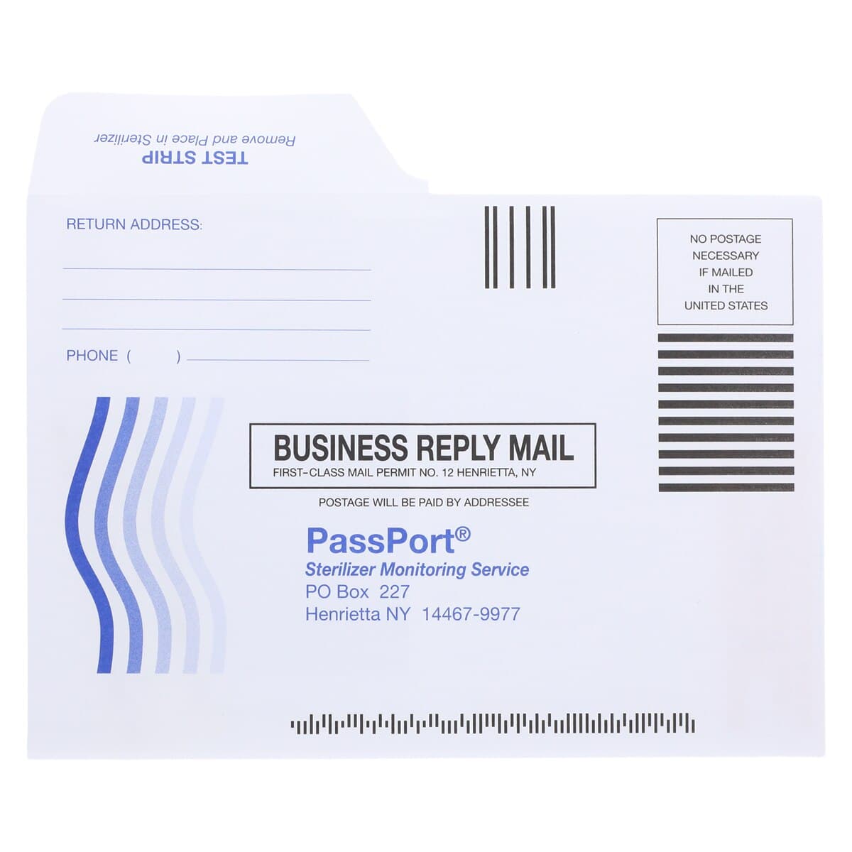 SPS Medical PassPort Mail-In Sterilizer Monitoring System, 52 Tests/Box, PS-052 thumbnail 3