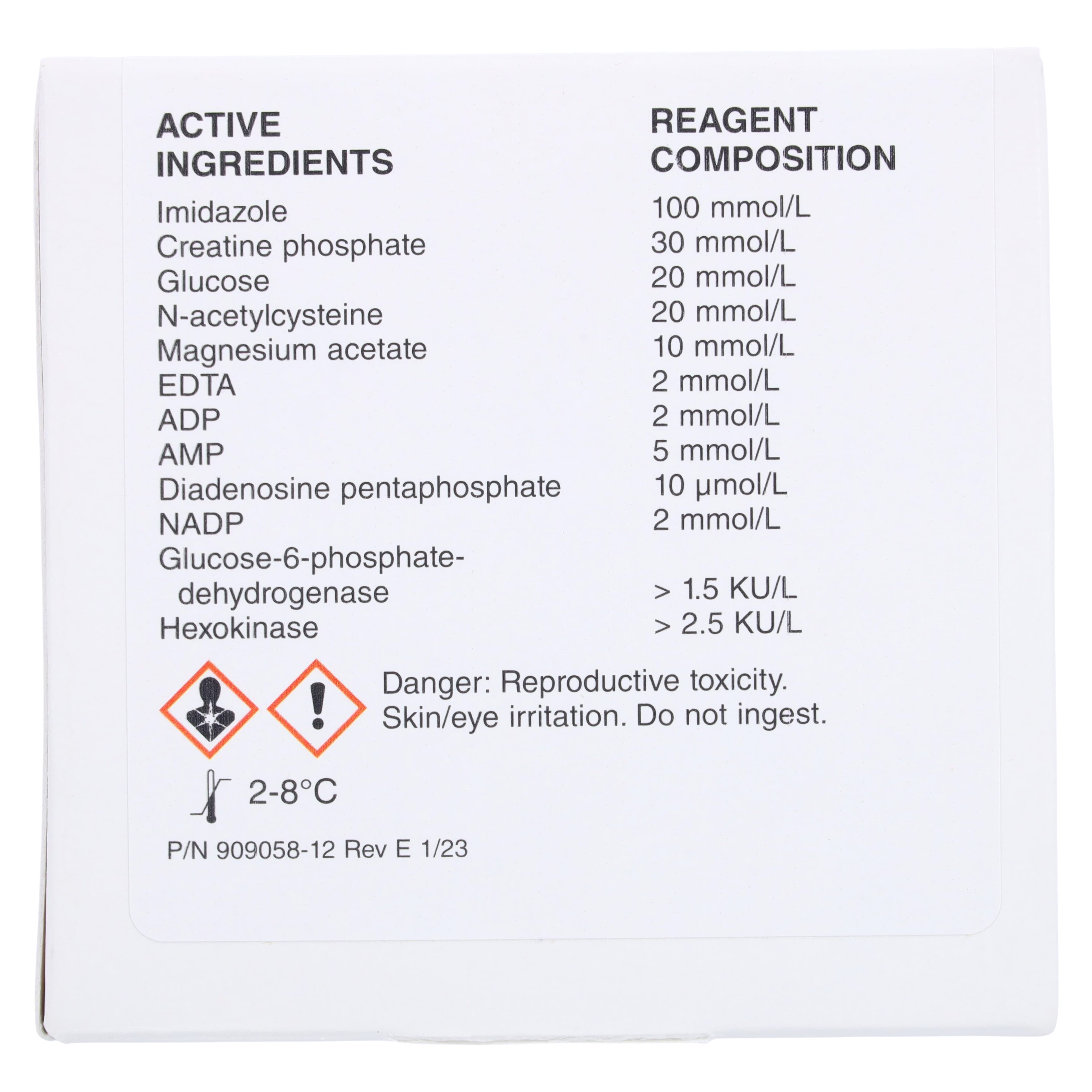 CK Test ACE, Creatine Kinase Reagent, 3x12mL, 480 Count Kit, 480/Box thumbnail 8