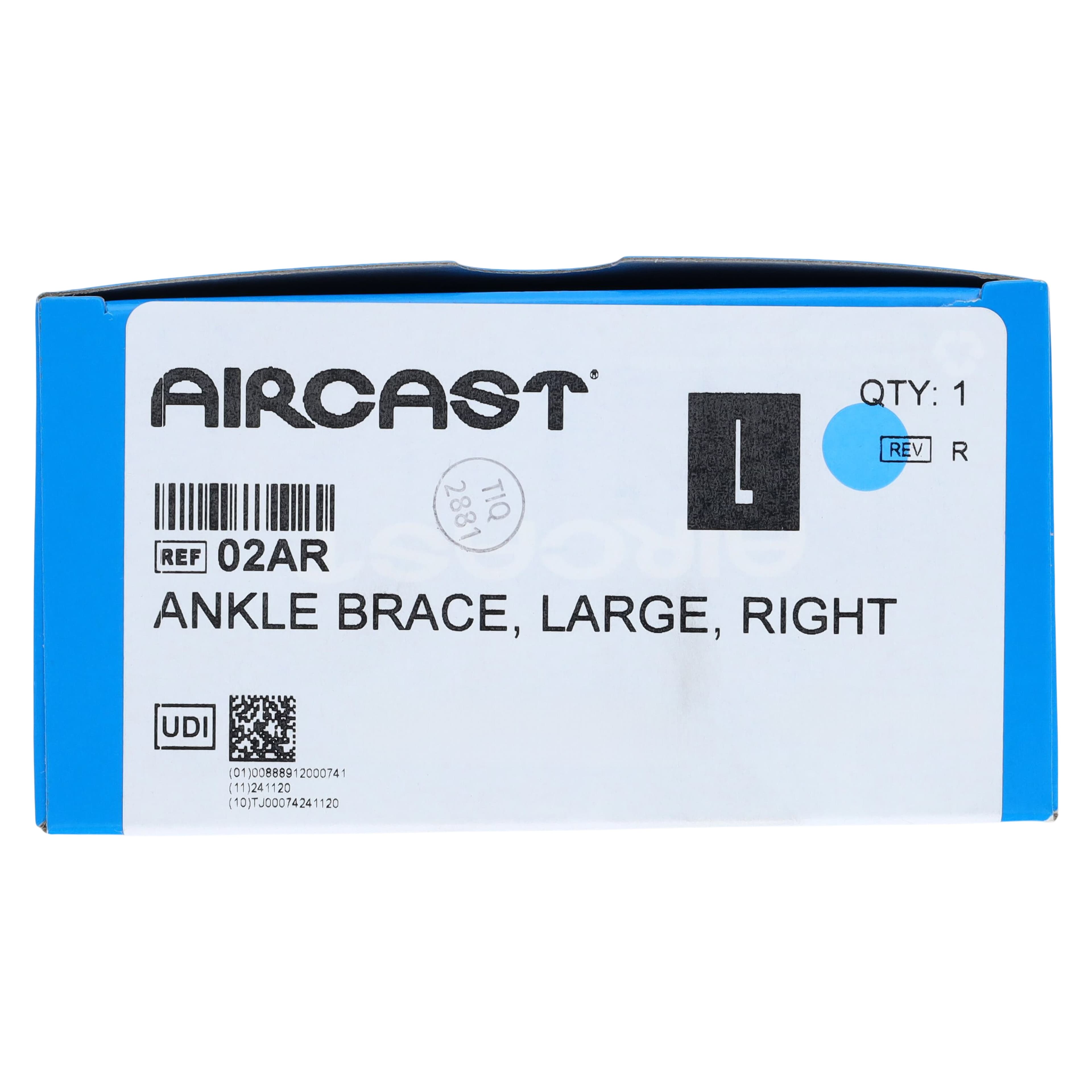 Aircast Air-Stirrup Ankle Support Brace, Adult, Large, Plastic, 10.5" thumbnail 5